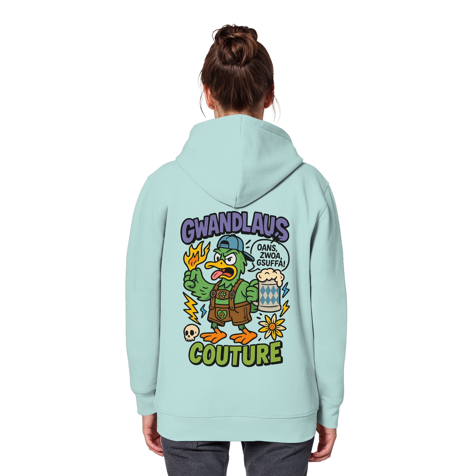 Ente süßsauer - Organic Basic Hoodie