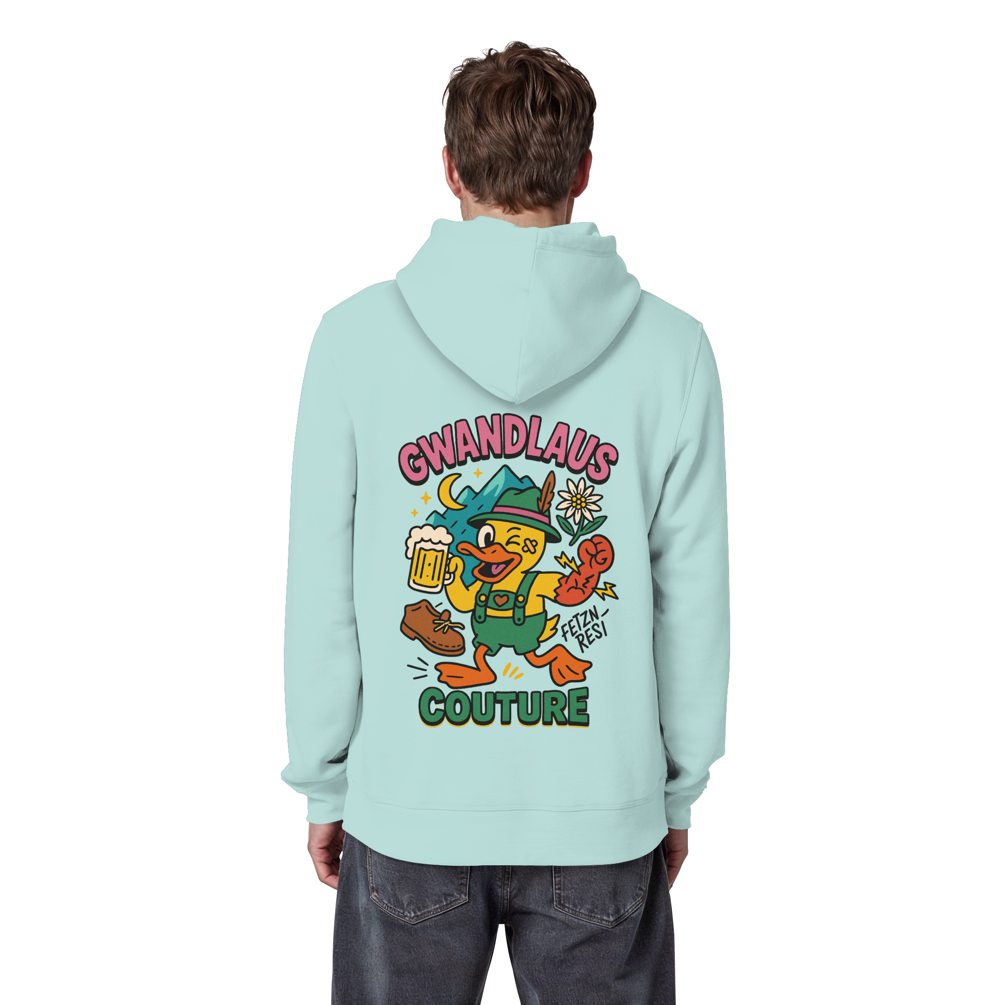 Crazy Duck - Organic Basic Hoodie