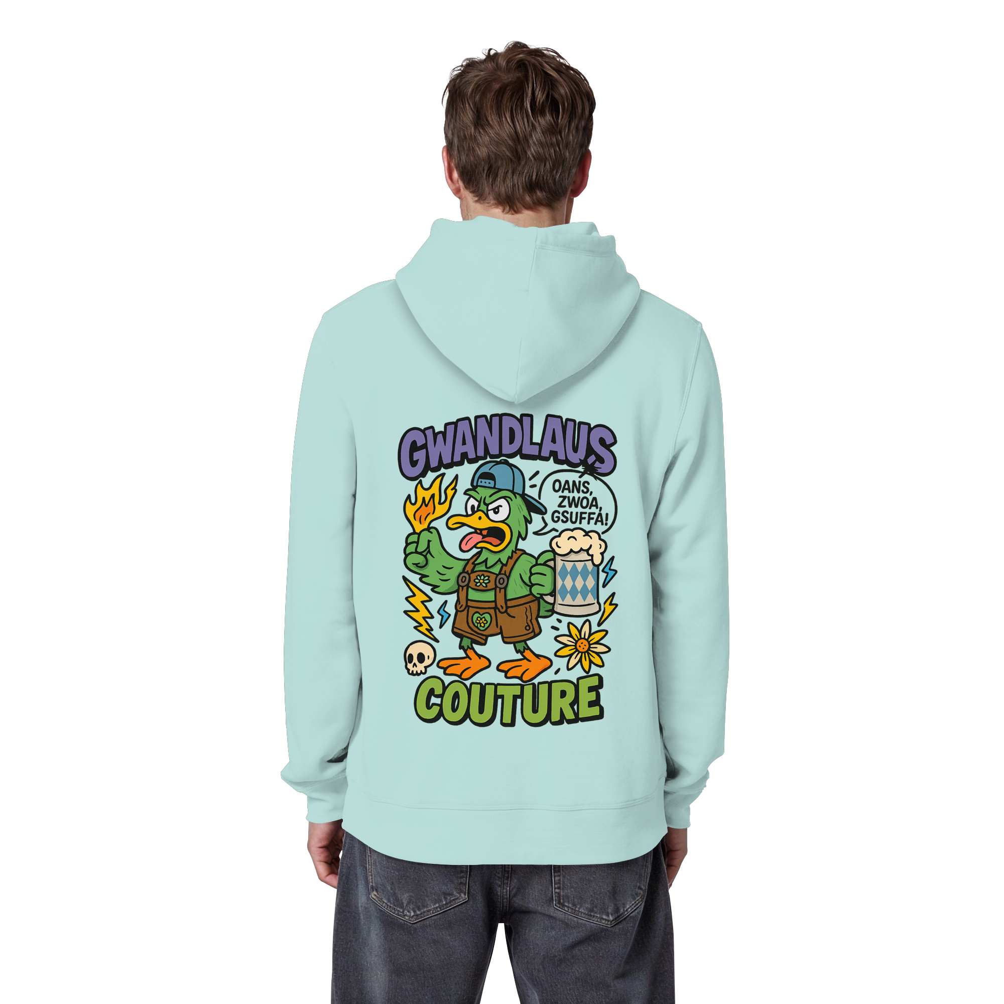 Ente süßsauer - Organic Basic Hoodie