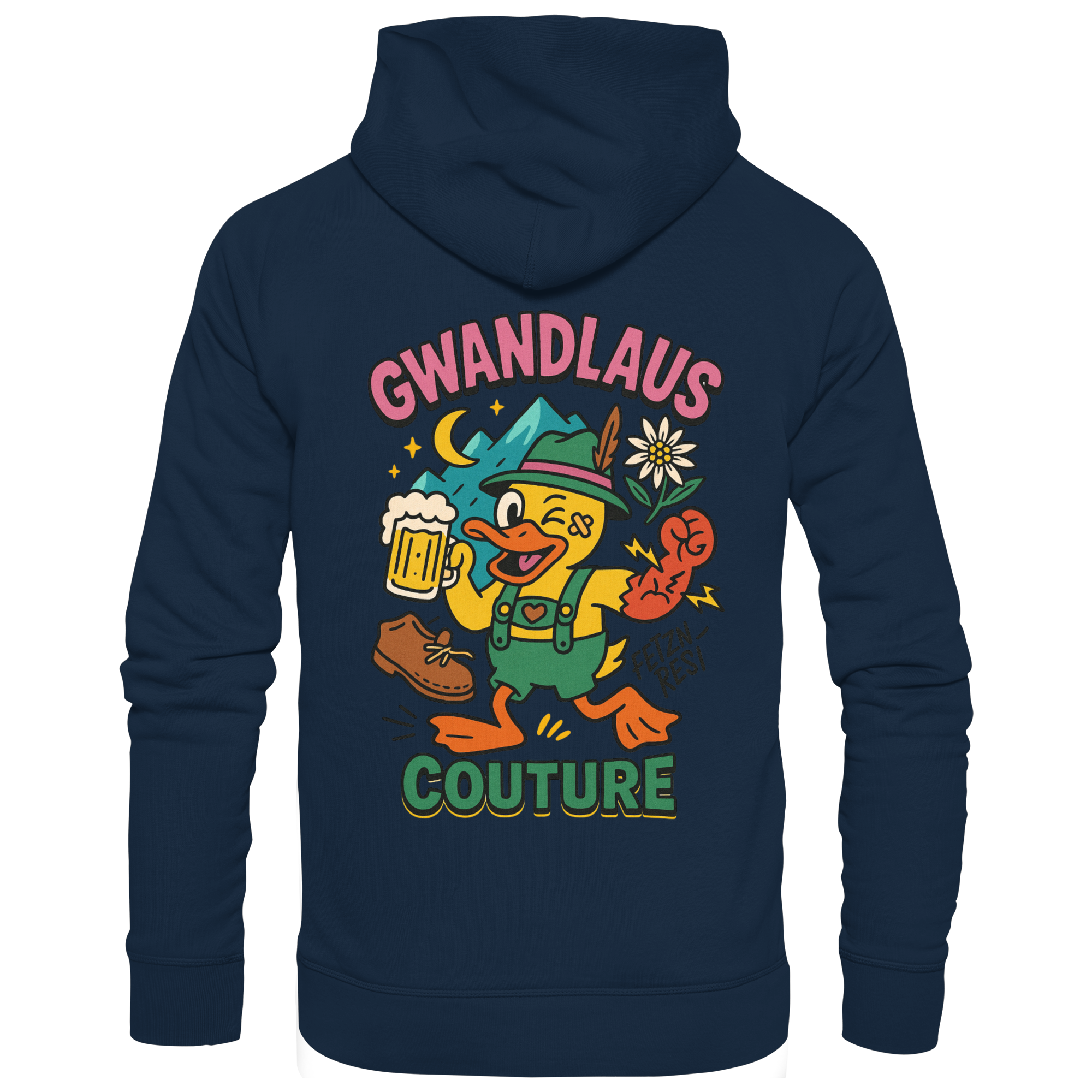 Crazy Duck - Organic Basic Hoodie