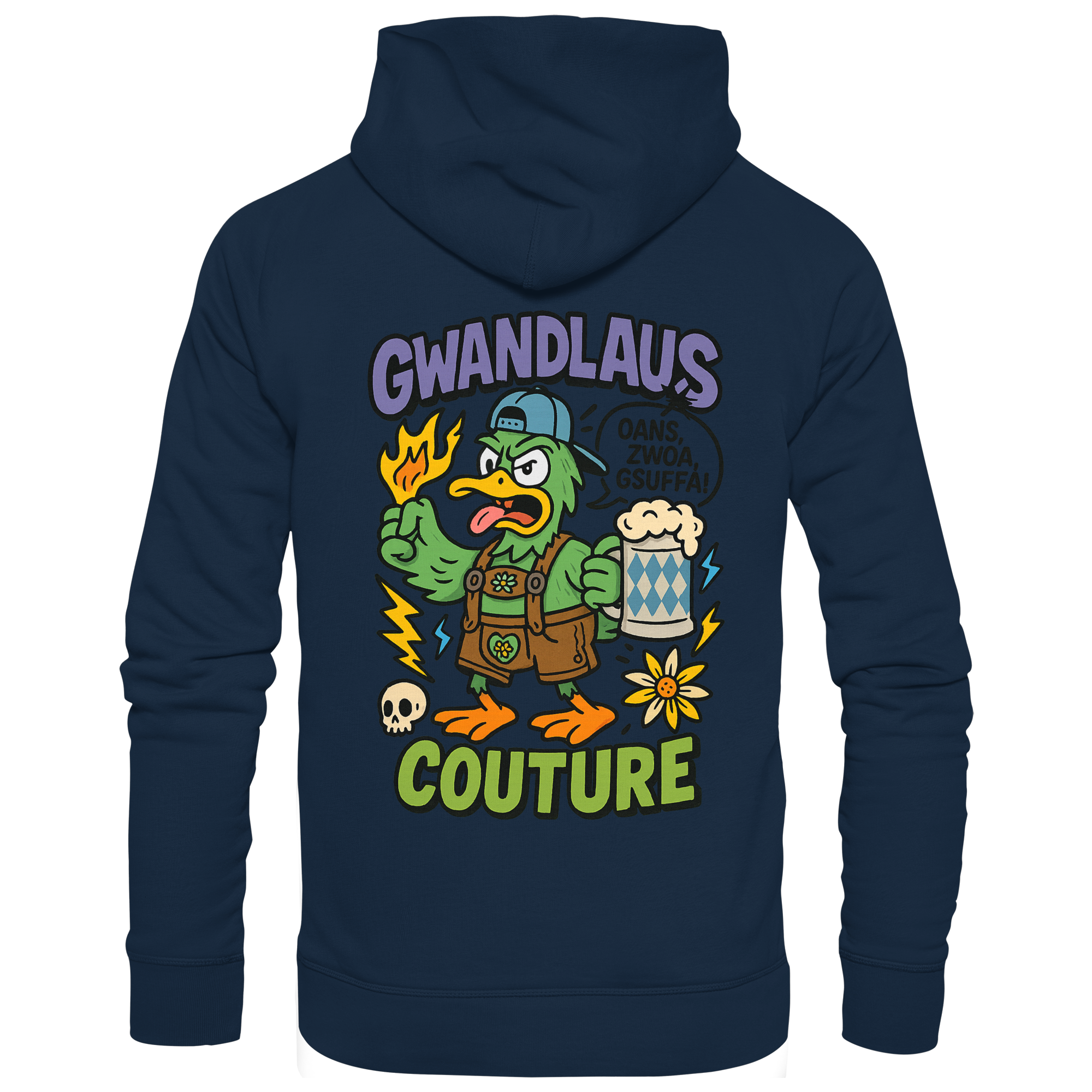 Ente süßsauer - Organic Basic Hoodie