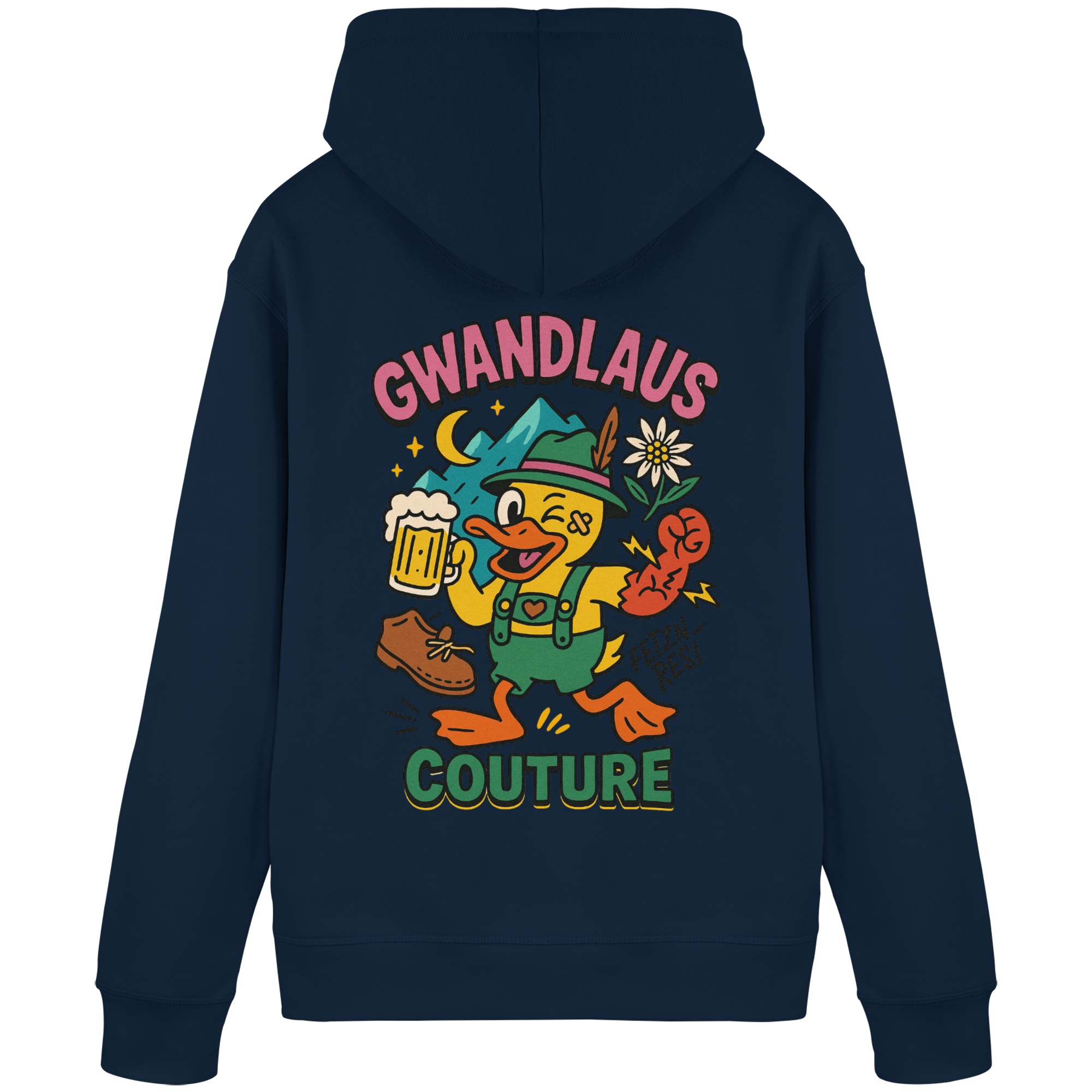 Crazy Duck - Organic Basic Hoodie