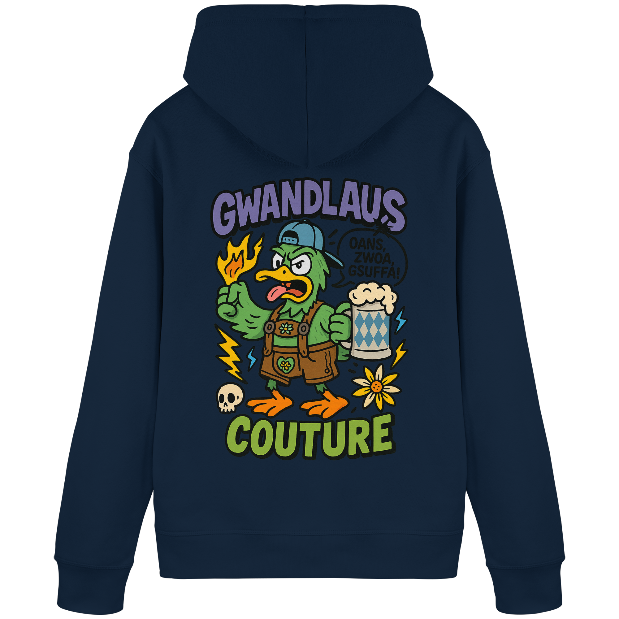 Ente süßsauer - Organic Basic Hoodie