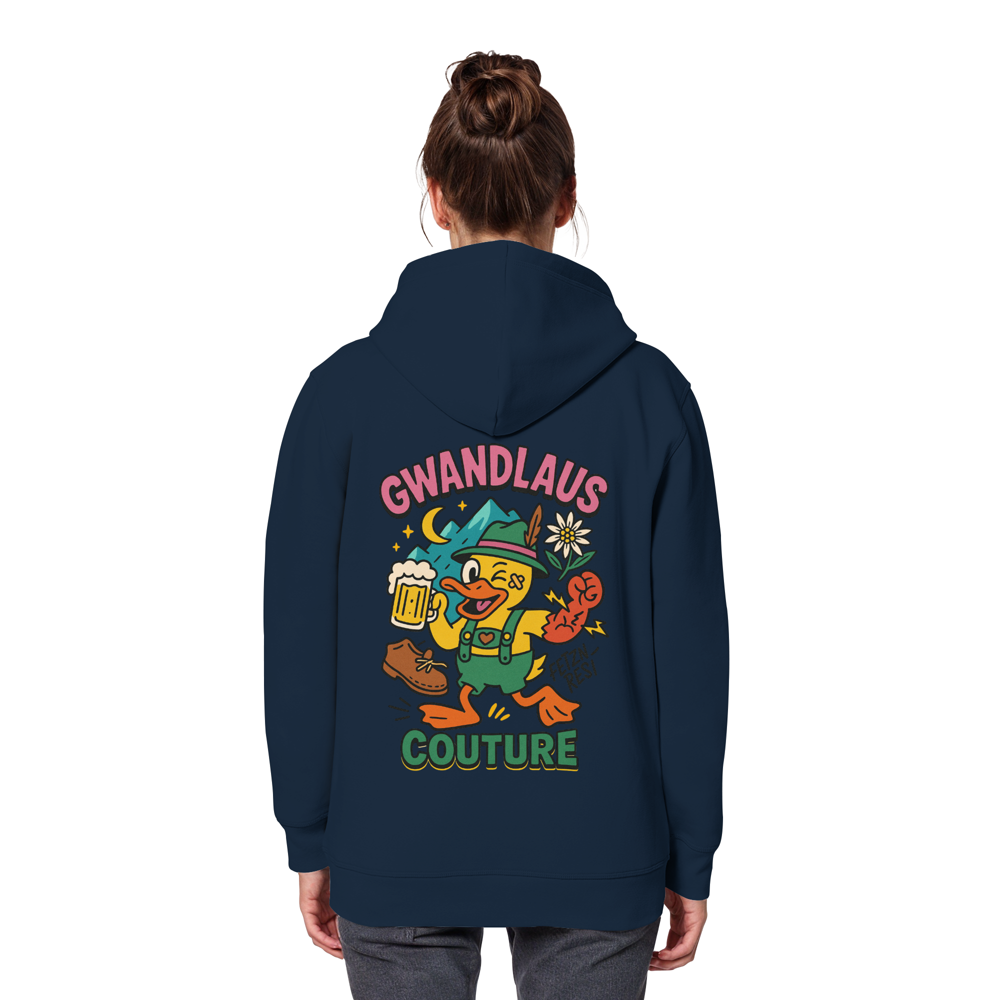 Crazy Duck - Organic Basic Hoodie