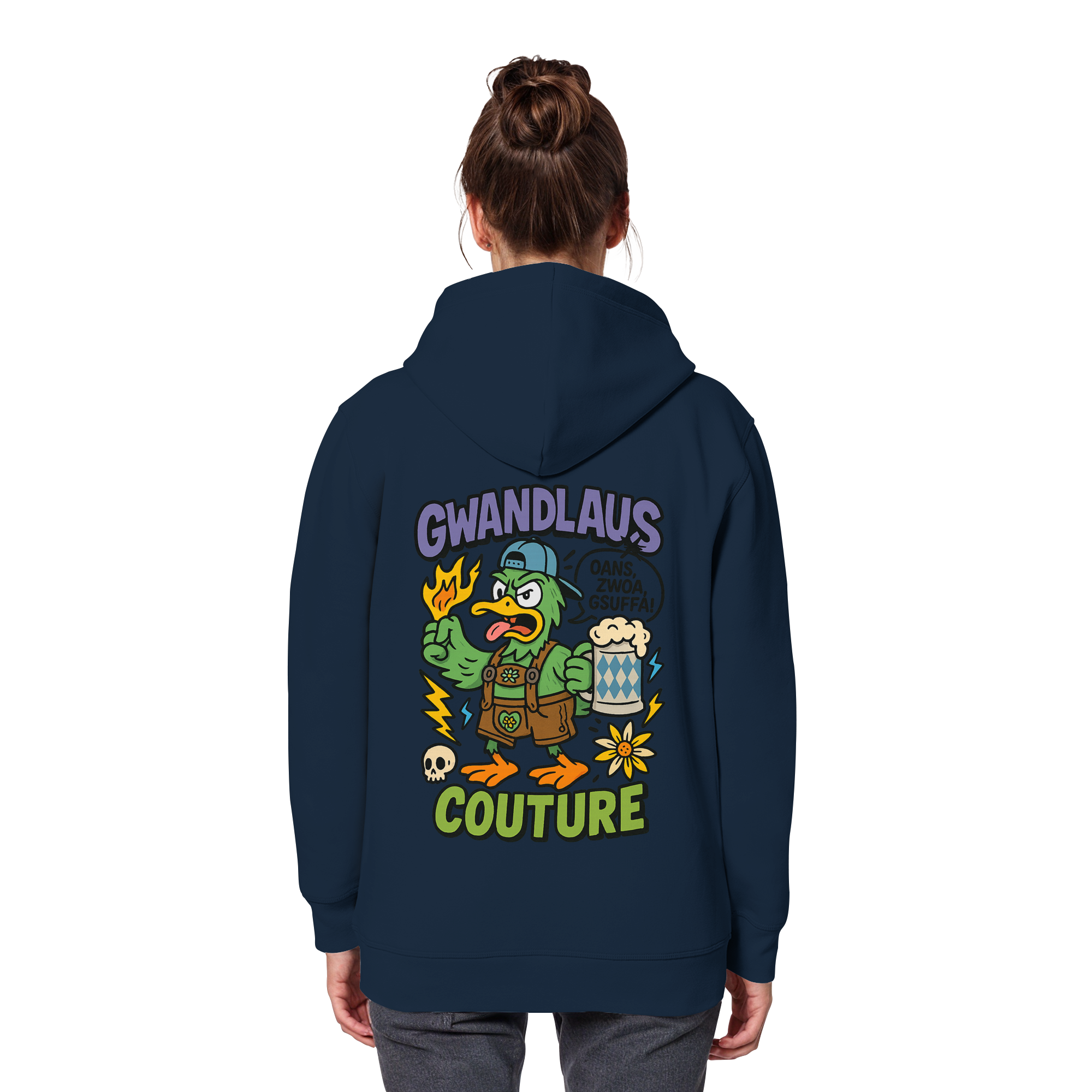 Ente süßsauer - Organic Basic Hoodie