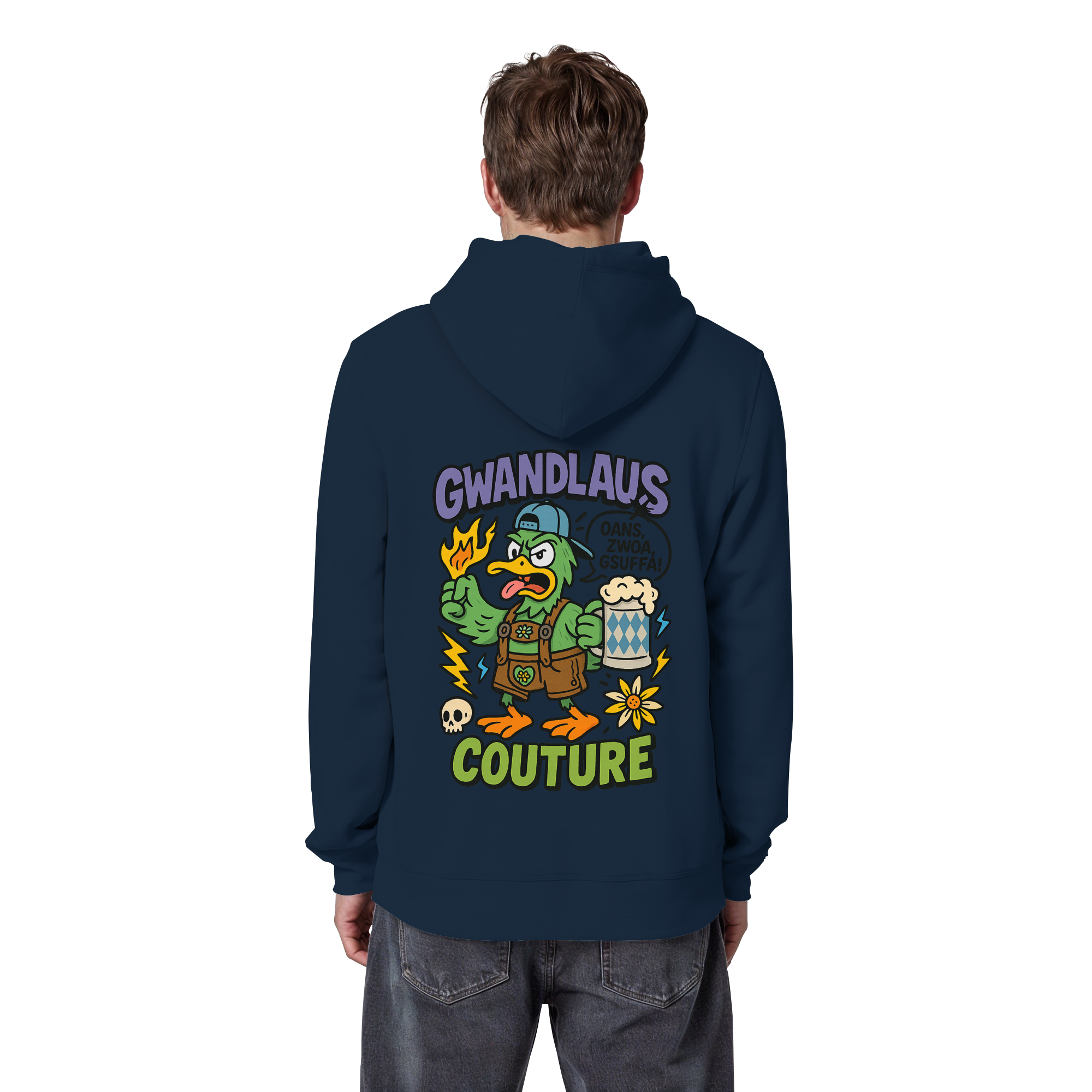 Ente süßsauer - Organic Basic Hoodie