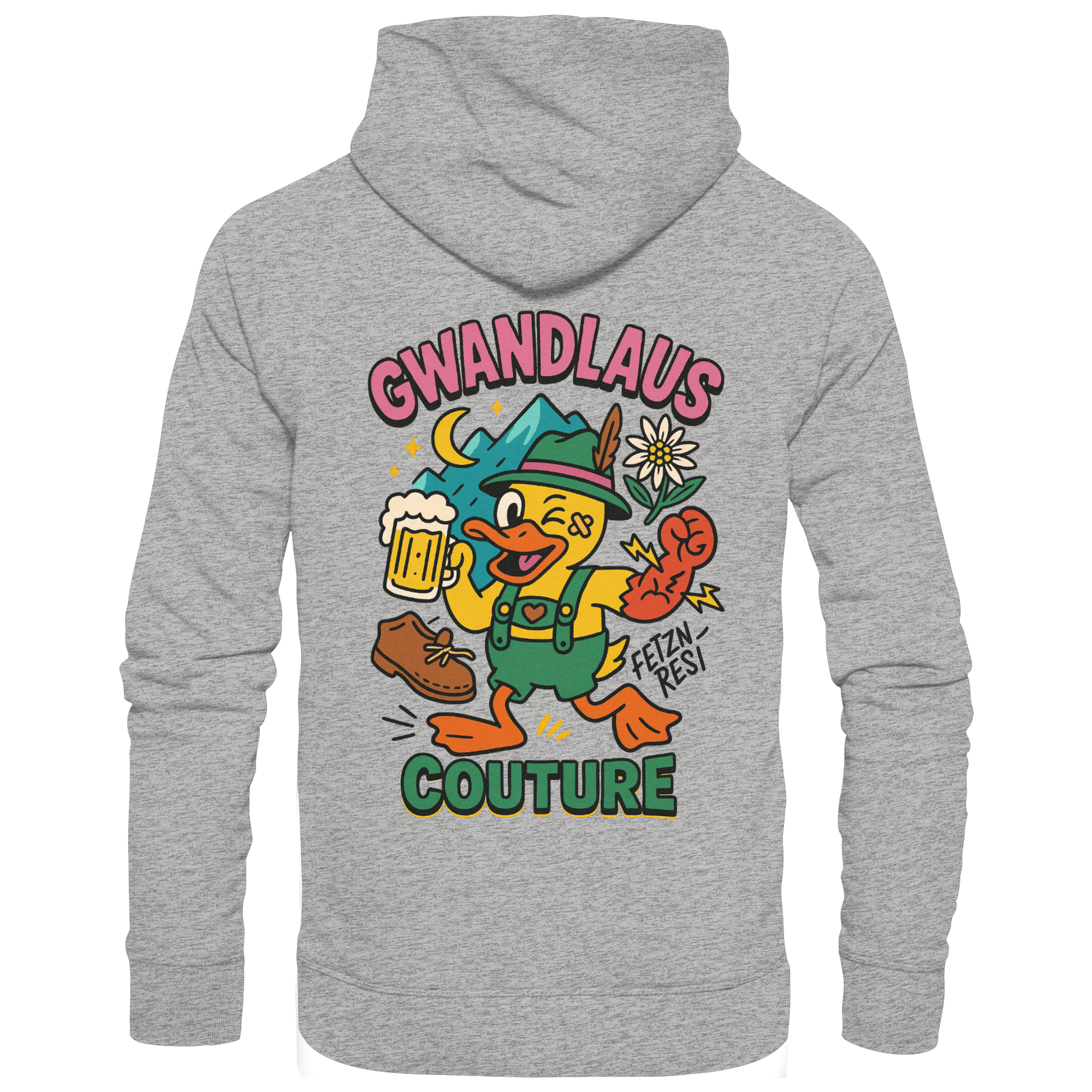 Crazy Duck - Organic Basic Hoodie