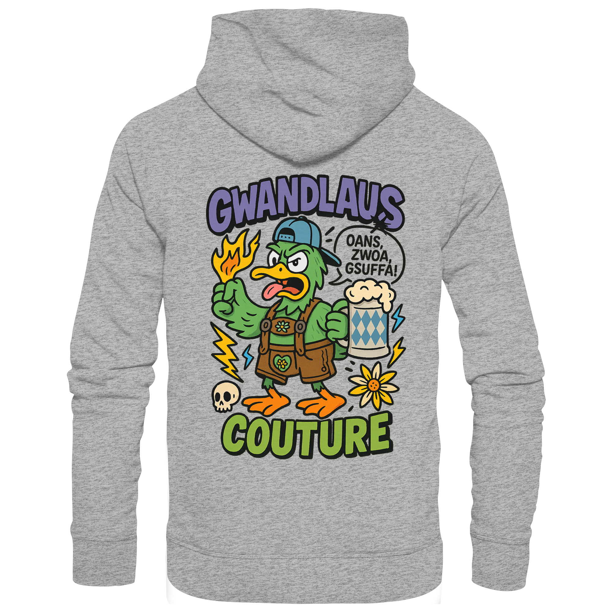 Ente süßsauer - Organic Basic Hoodie