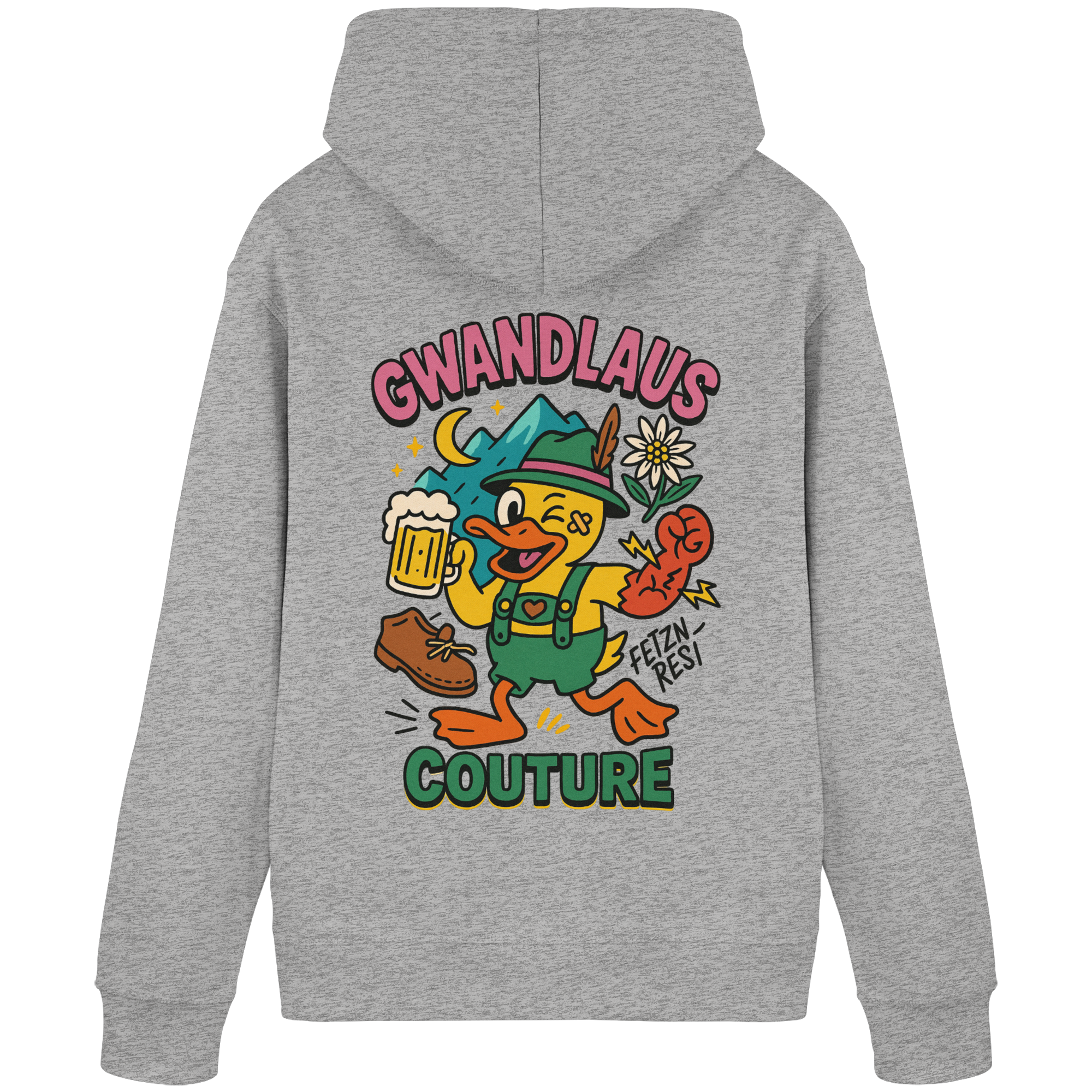 Crazy Duck - Organic Basic Hoodie