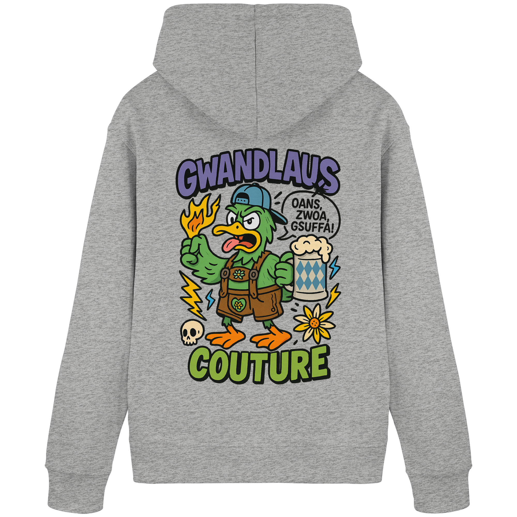 Ente süßsauer - Organic Basic Hoodie