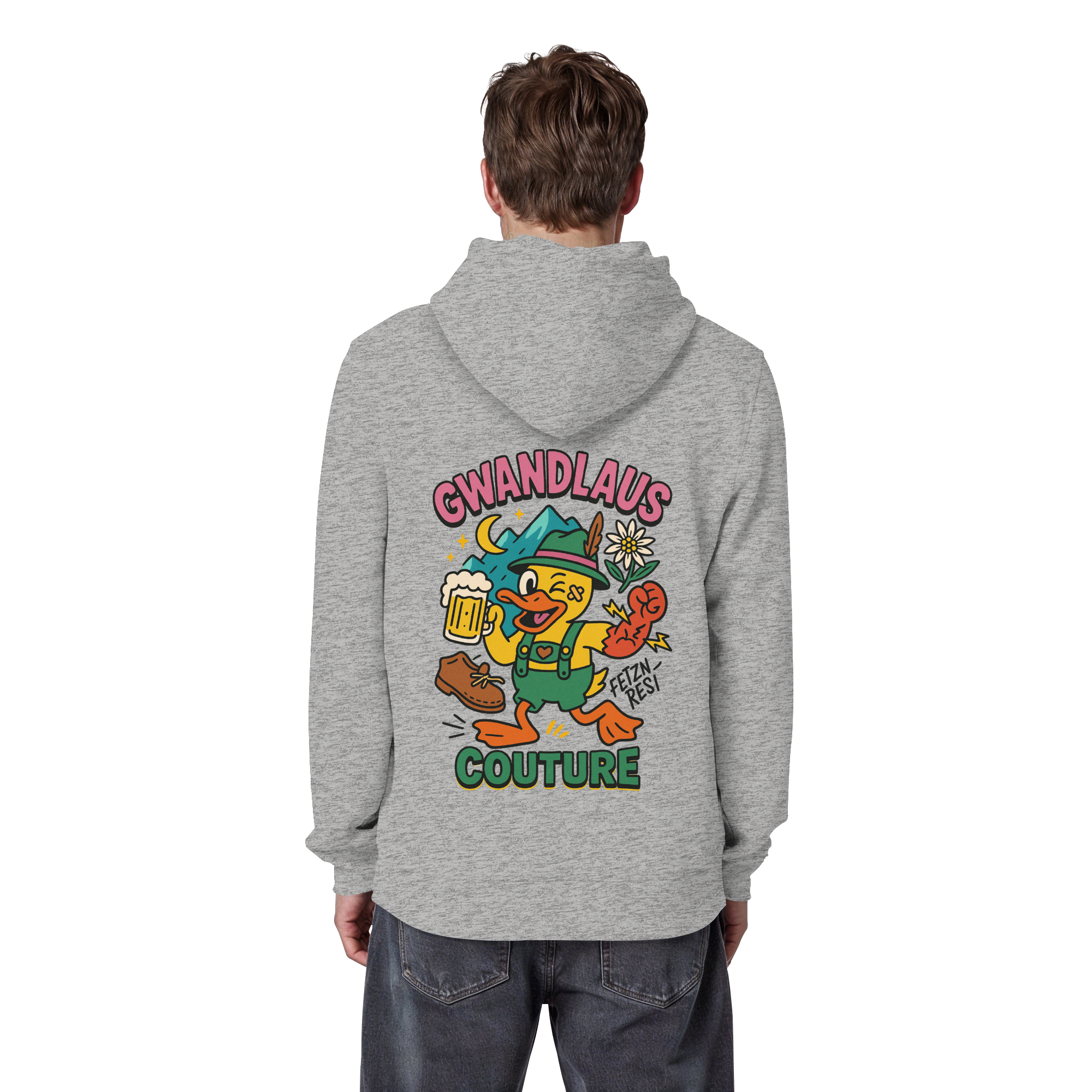 Crazy Duck - Organic Basic Hoodie