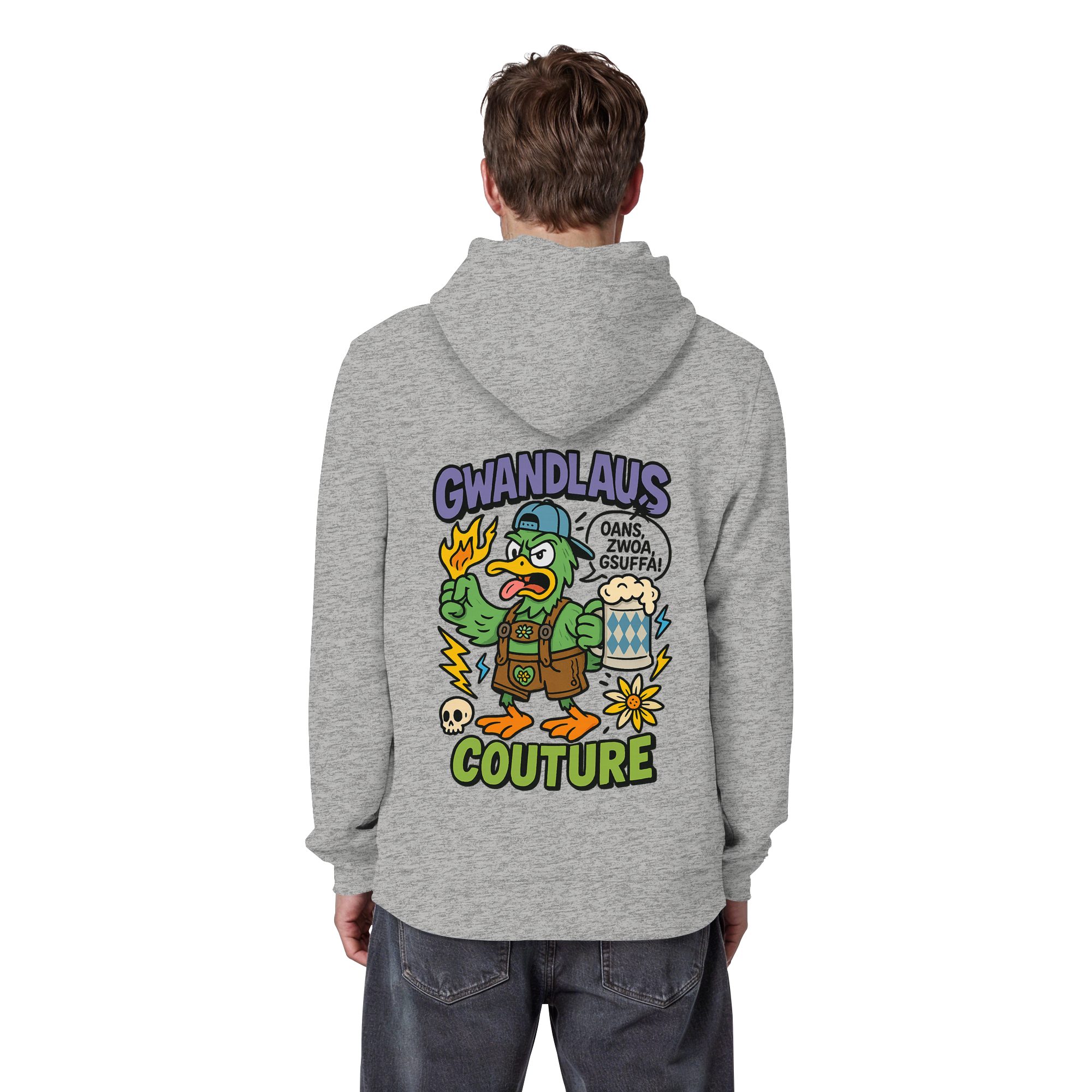 Ente süßsauer - Organic Basic Hoodie