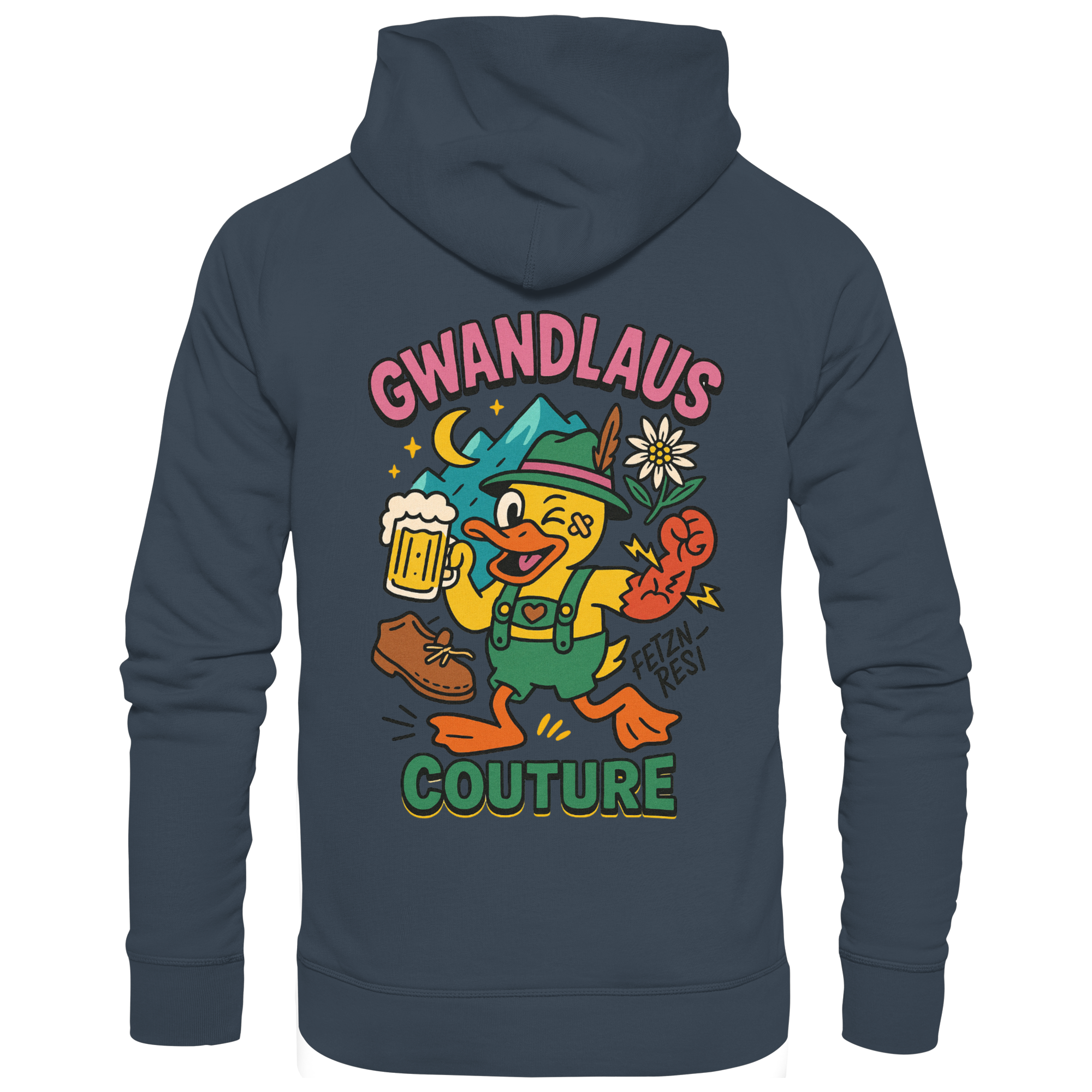 Crazy Duck - Organic Basic Hoodie