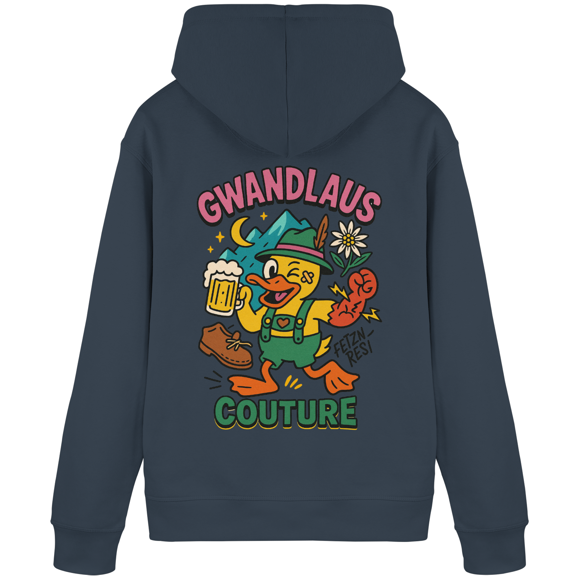 Crazy Duck - Organic Basic Hoodie