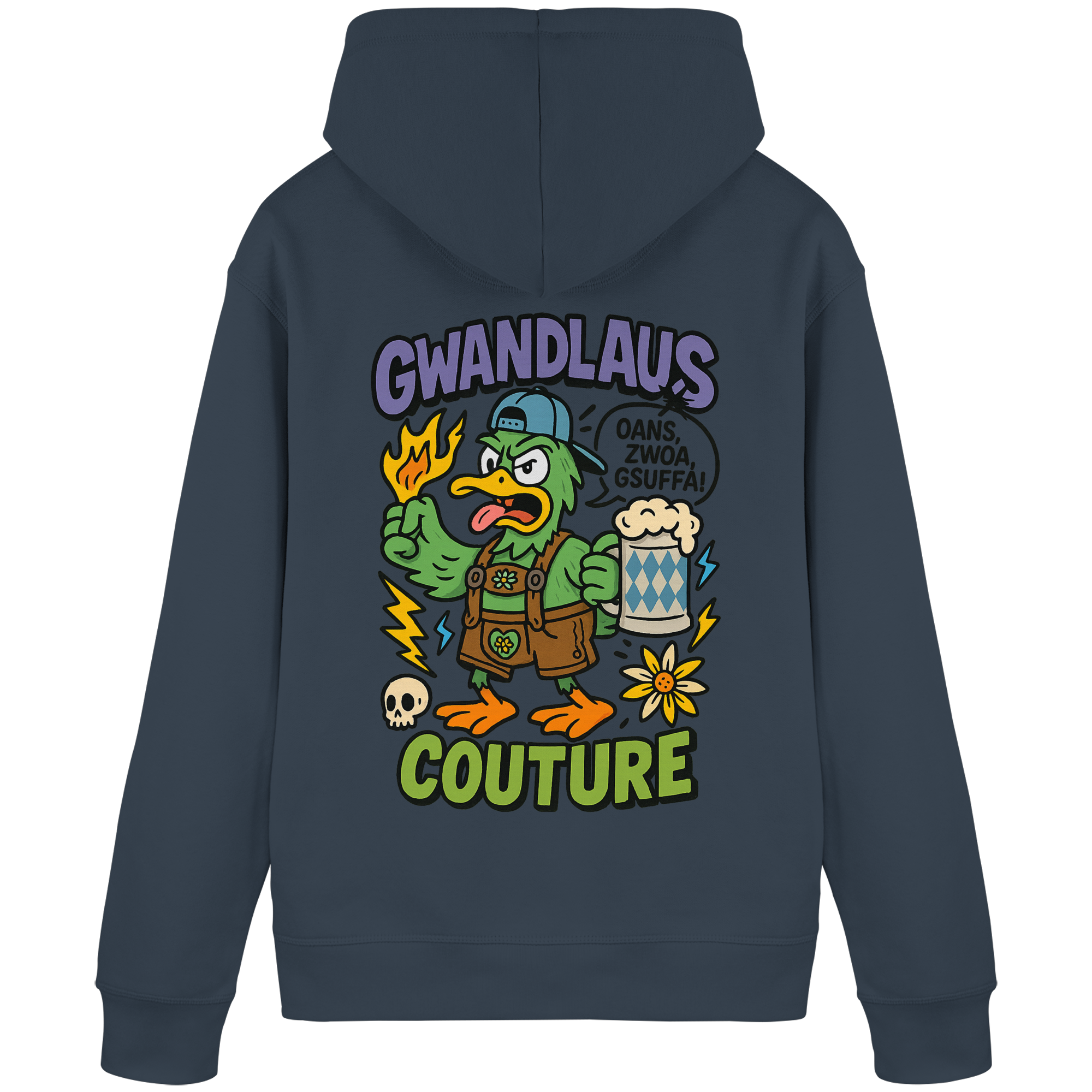 Ente süßsauer - Organic Basic Hoodie