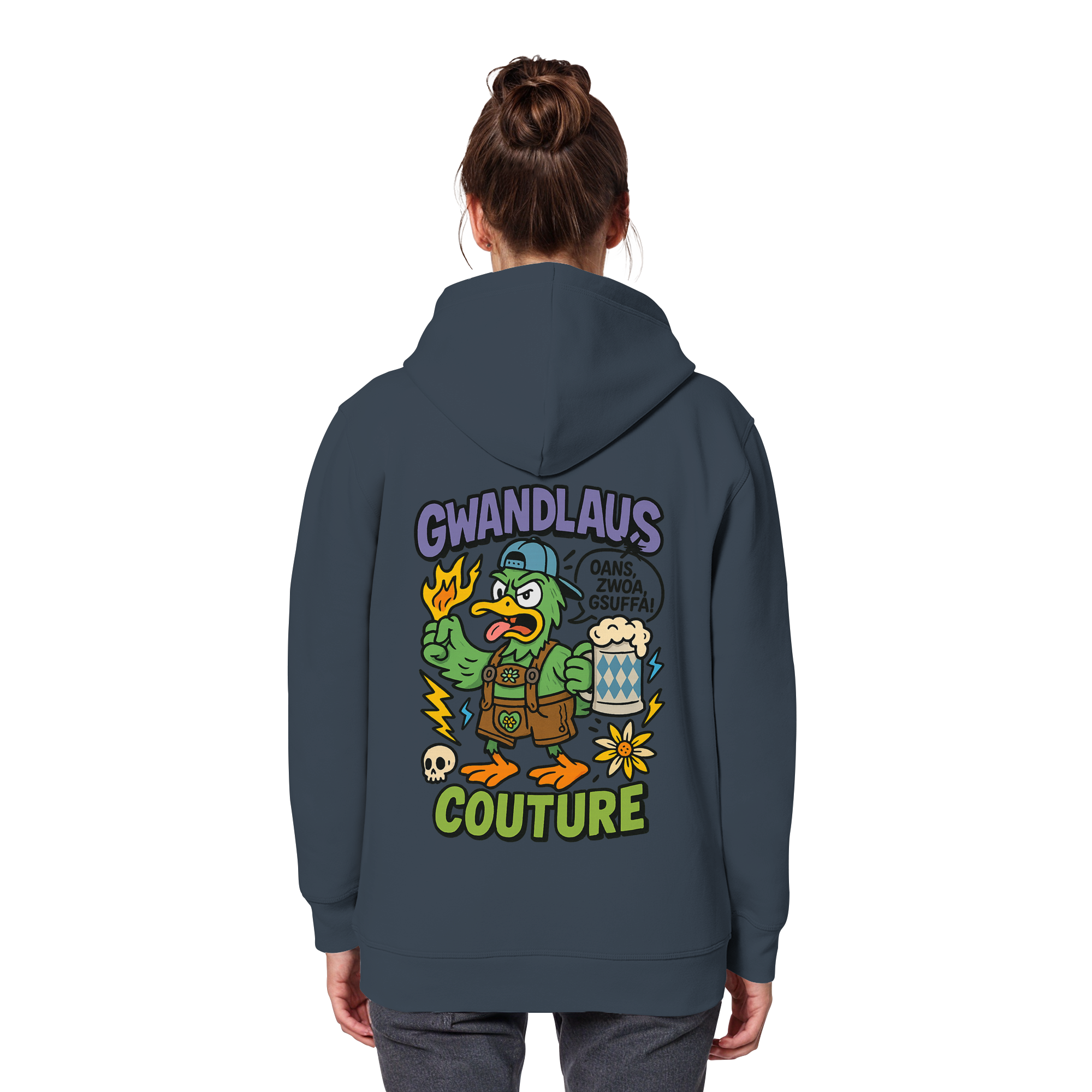 Ente süßsauer - Organic Basic Hoodie