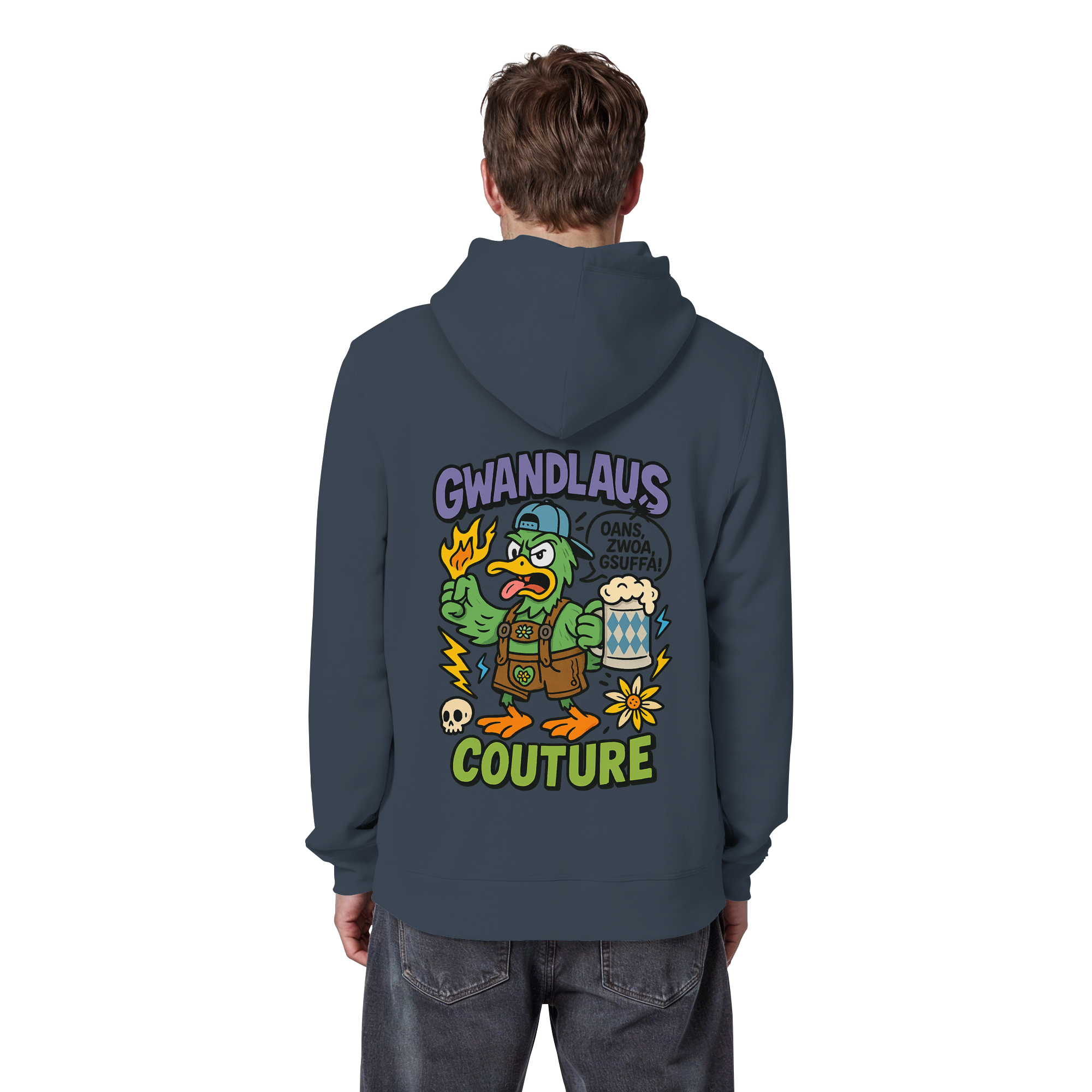 Ente süßsauer - Organic Basic Hoodie