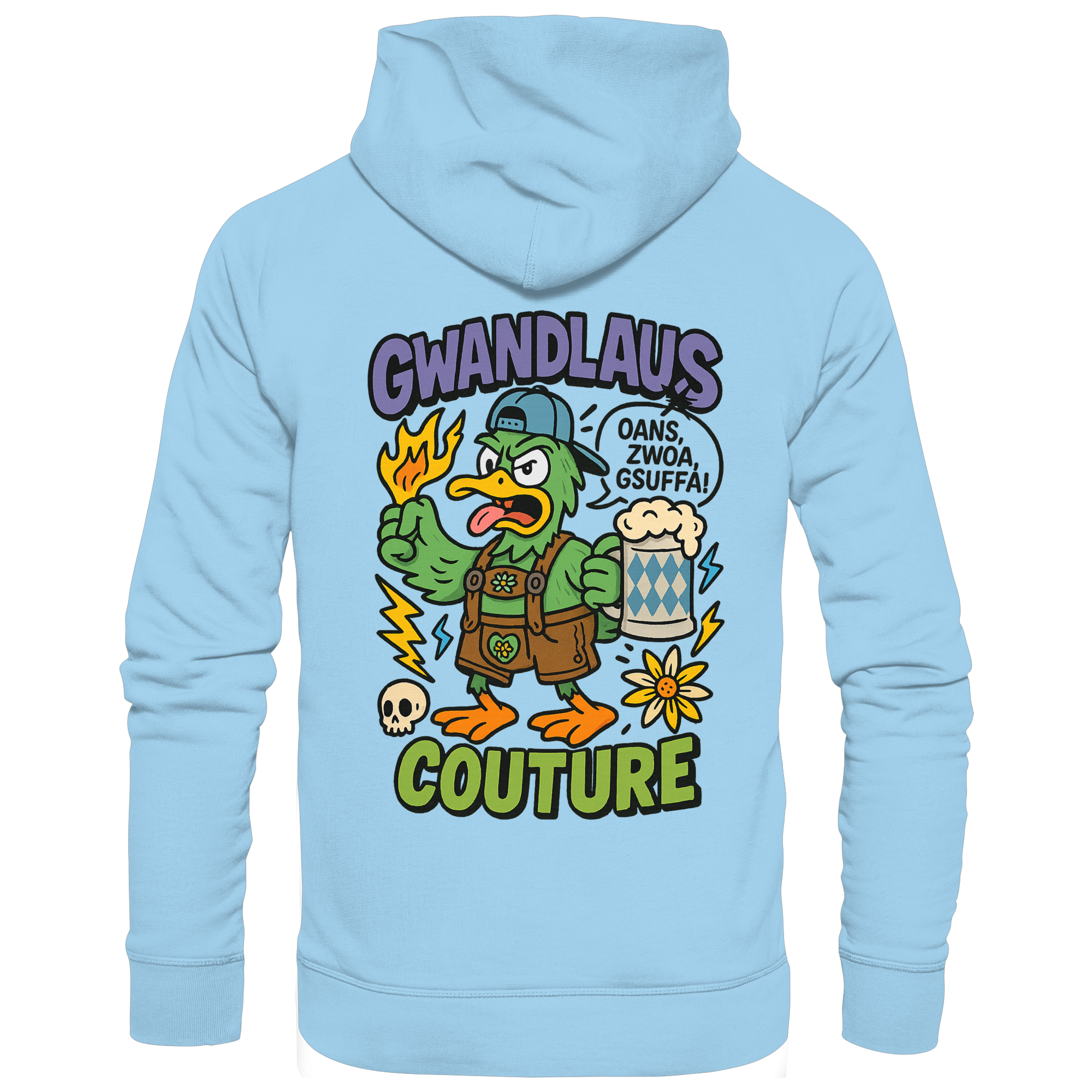 Ente süßsauer - Organic Basic Hoodie