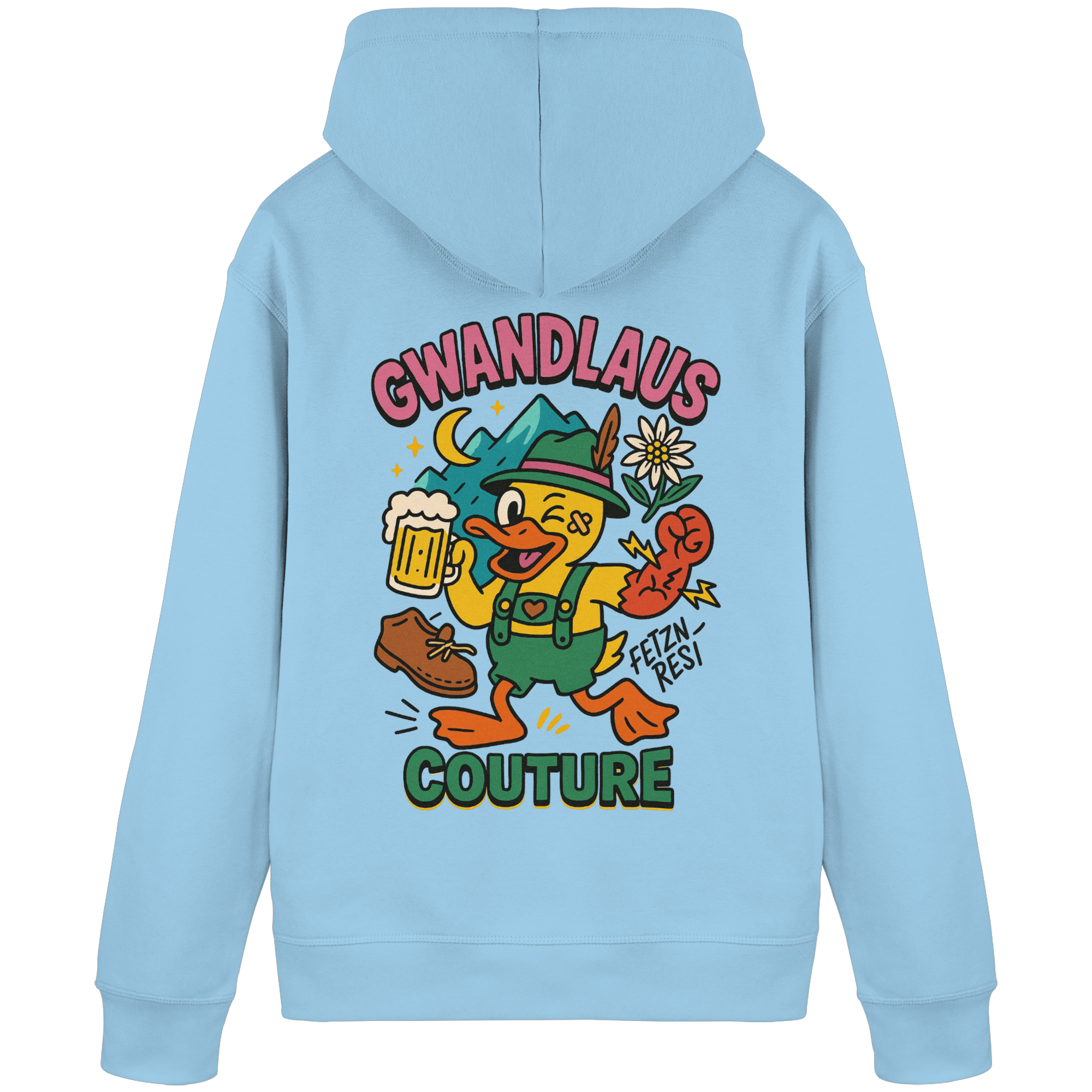 Crazy Duck - Organic Basic Hoodie