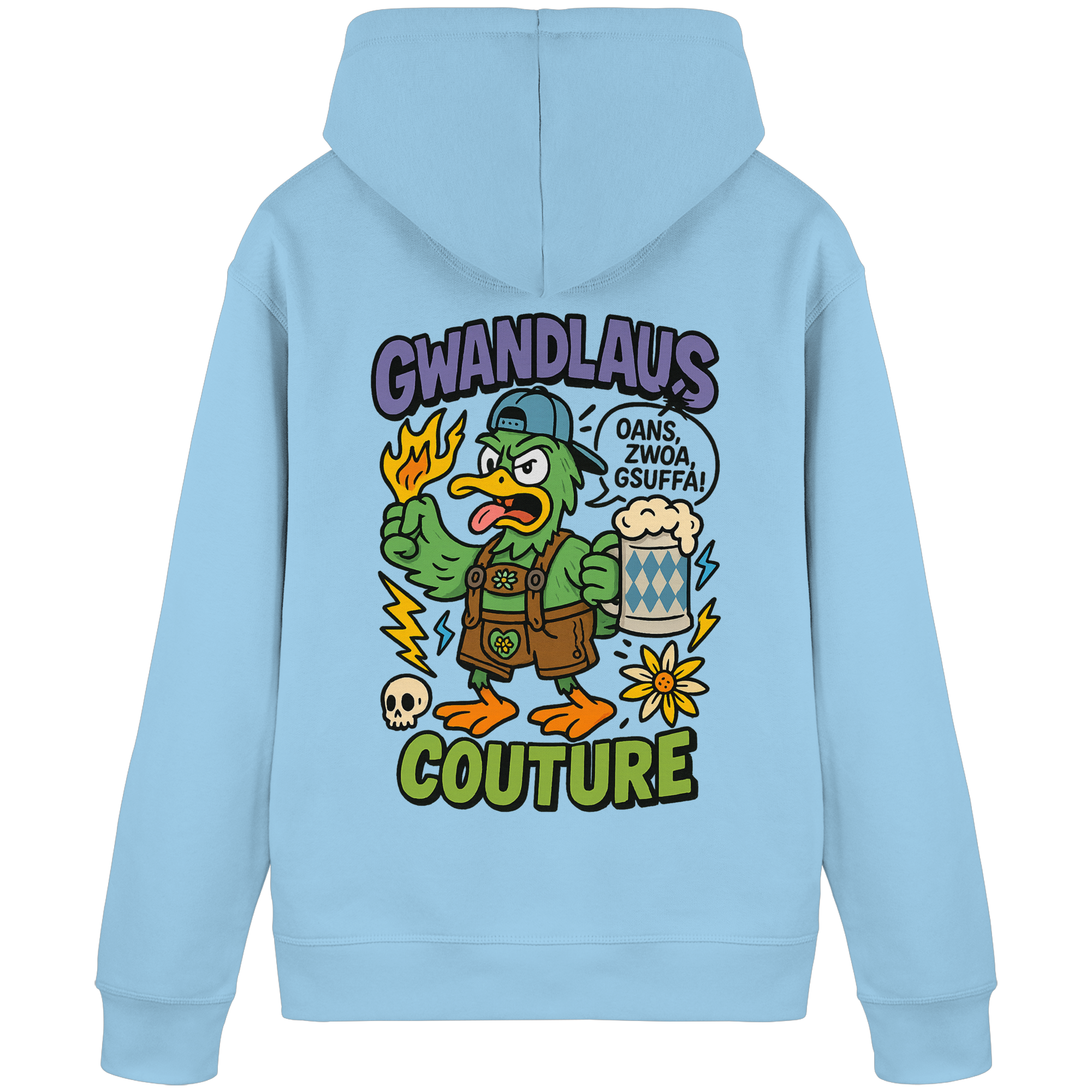 Ente süßsauer - Organic Basic Hoodie