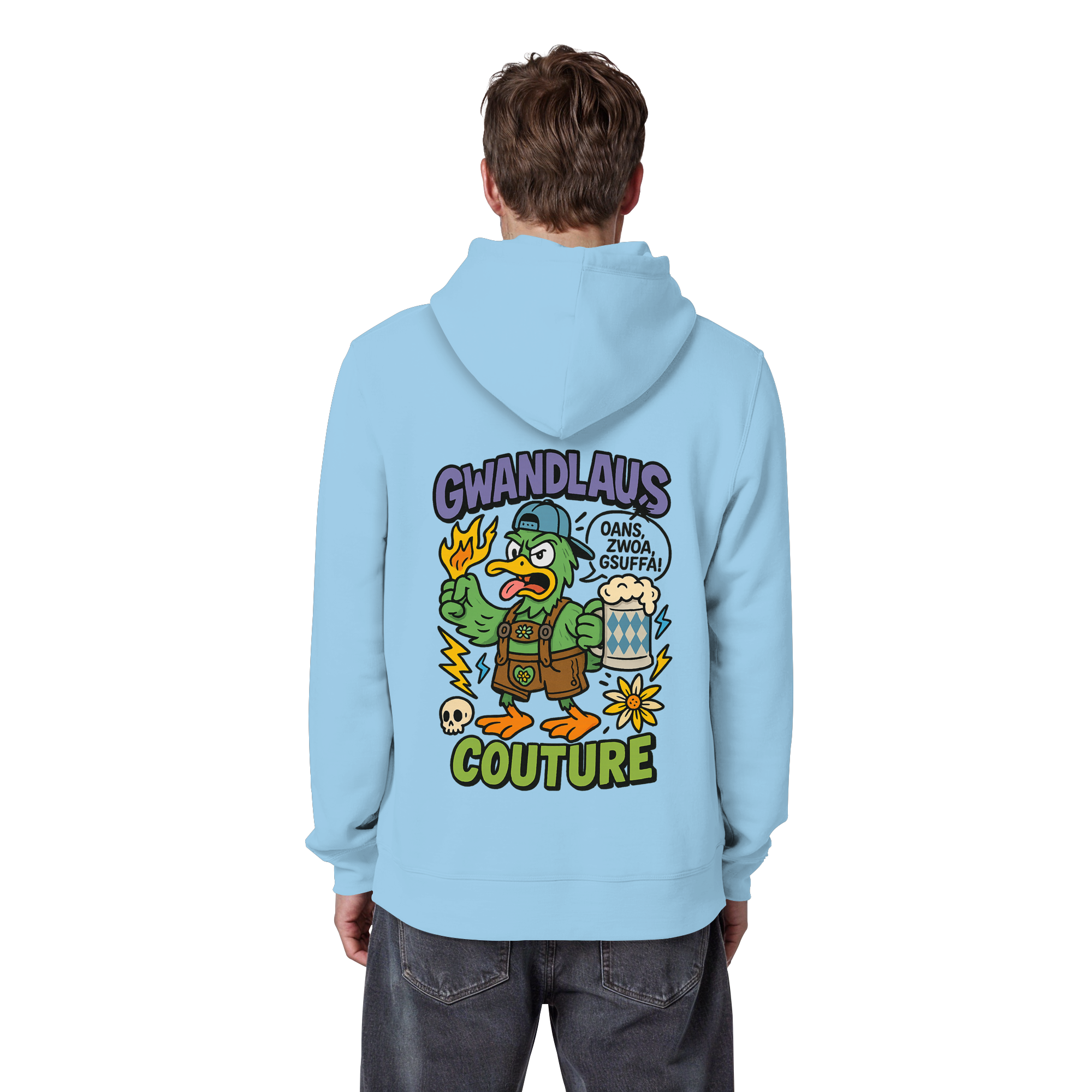 Ente süßsauer - Organic Basic Hoodie