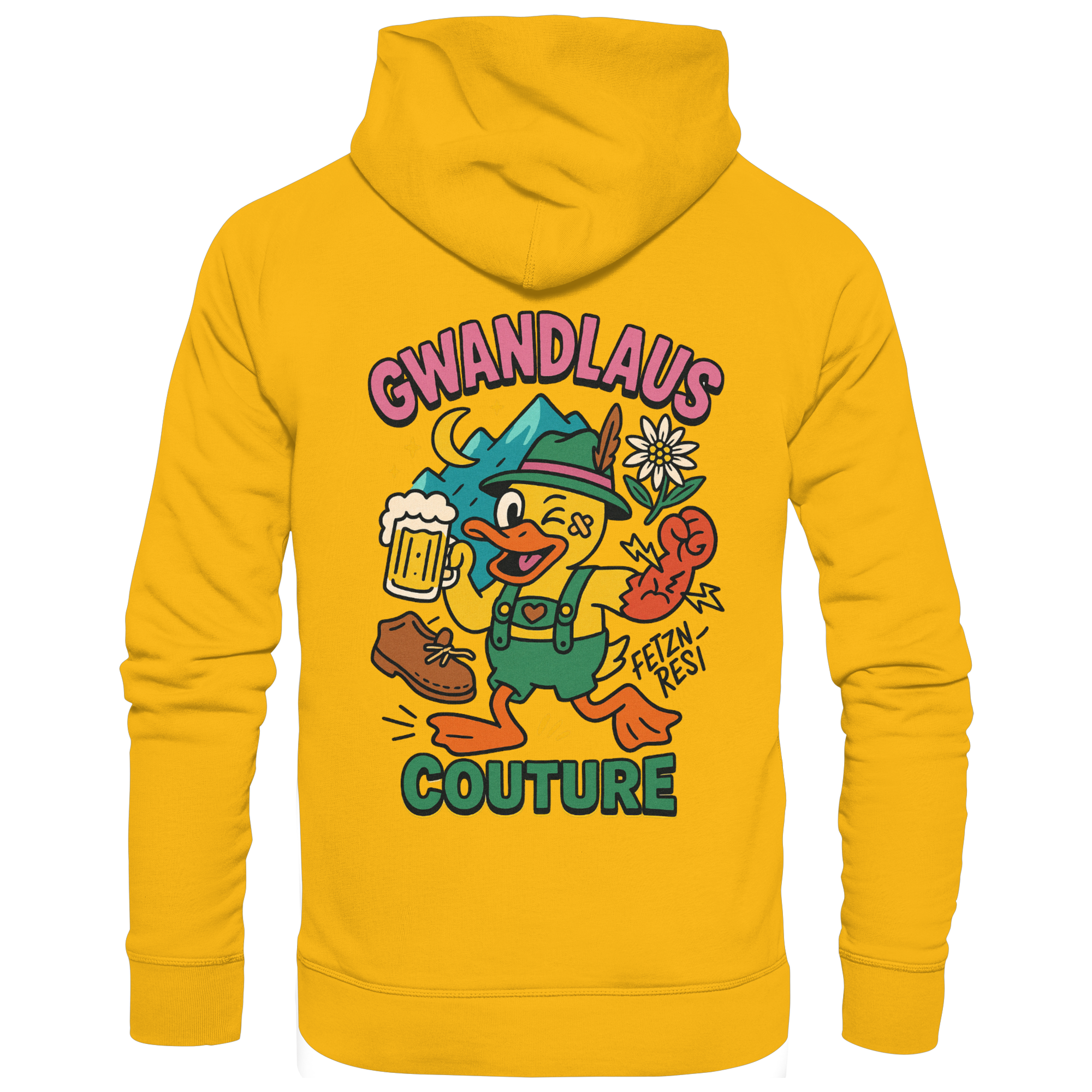 Crazy Duck - Organic Basic Hoodie