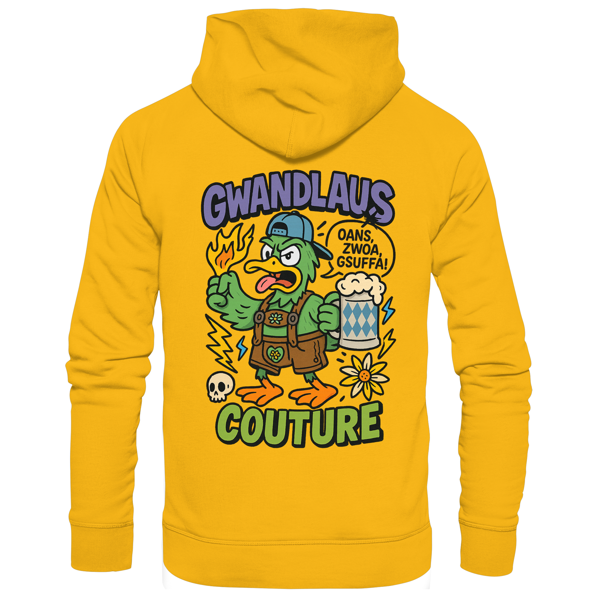 Ente süßsauer - Organic Basic Hoodie