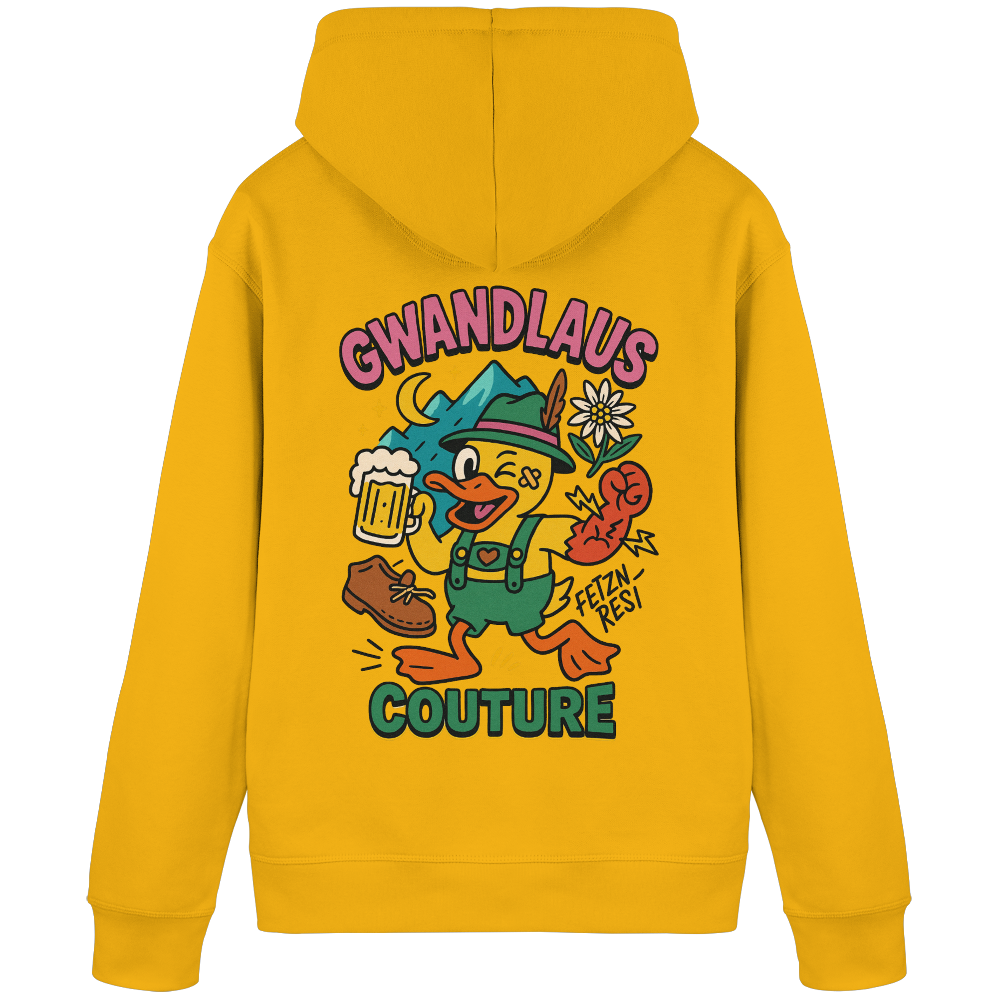 Crazy Duck - Organic Basic Hoodie