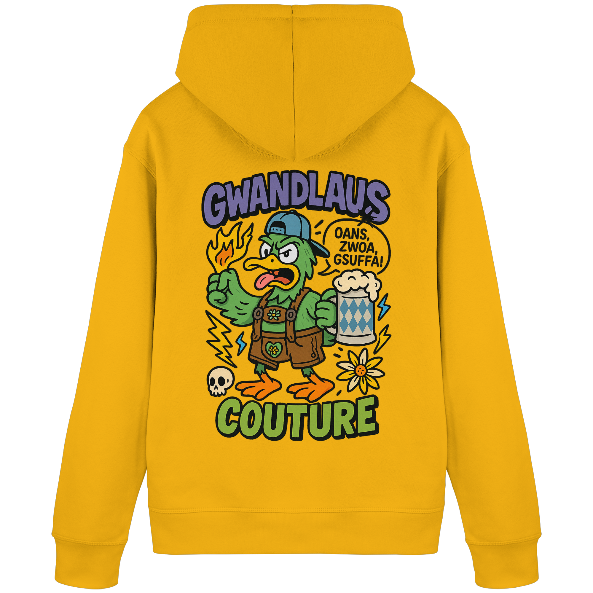 Ente süßsauer - Organic Basic Hoodie