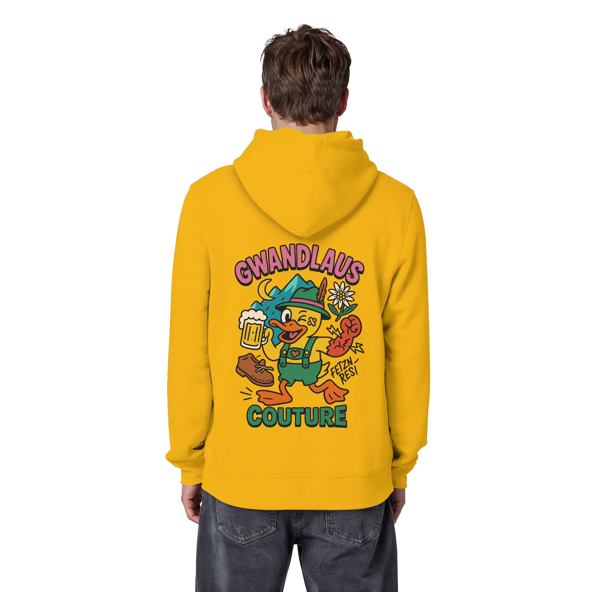 Crazy Duck - Organic Basic Hoodie