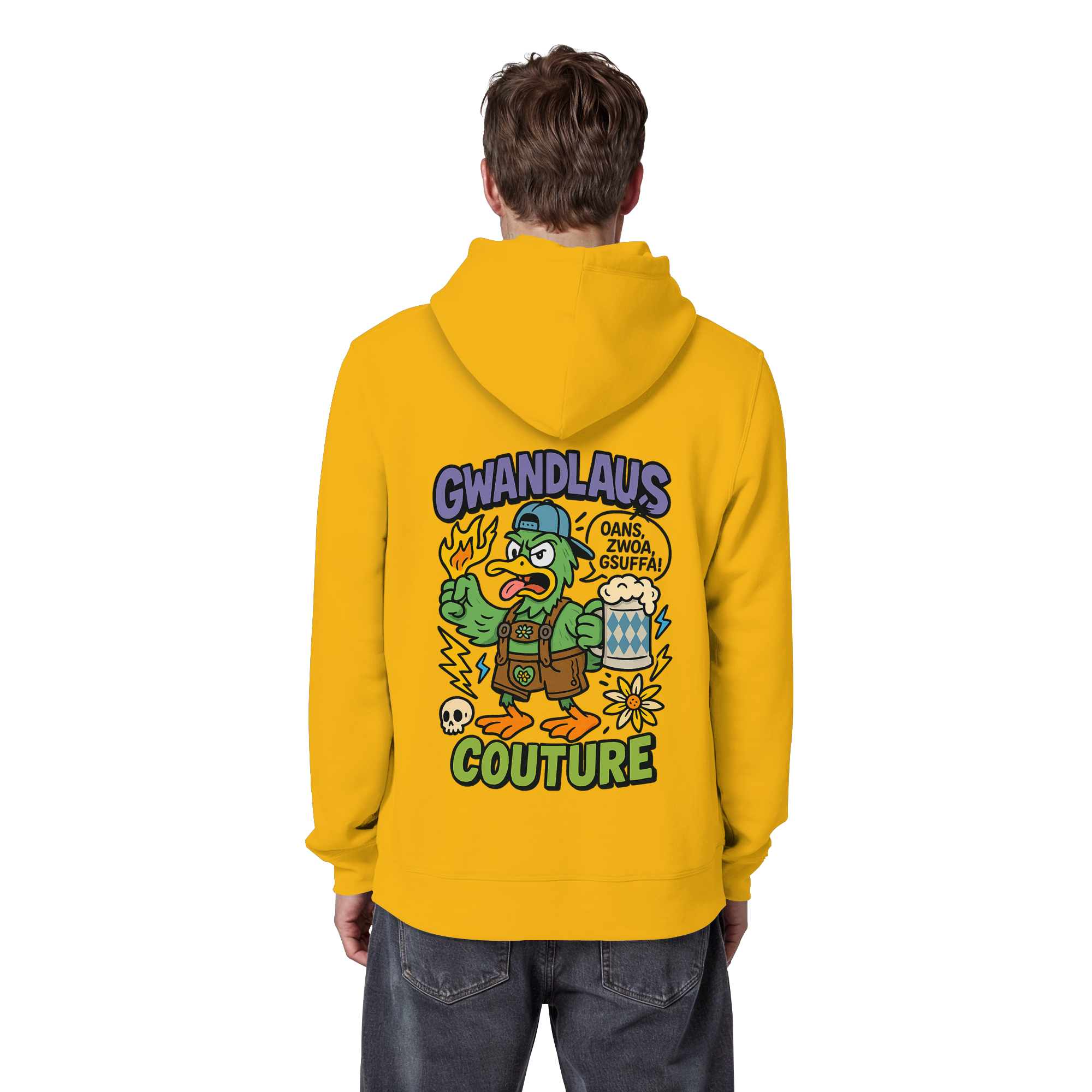 Ente süßsauer - Organic Basic Hoodie