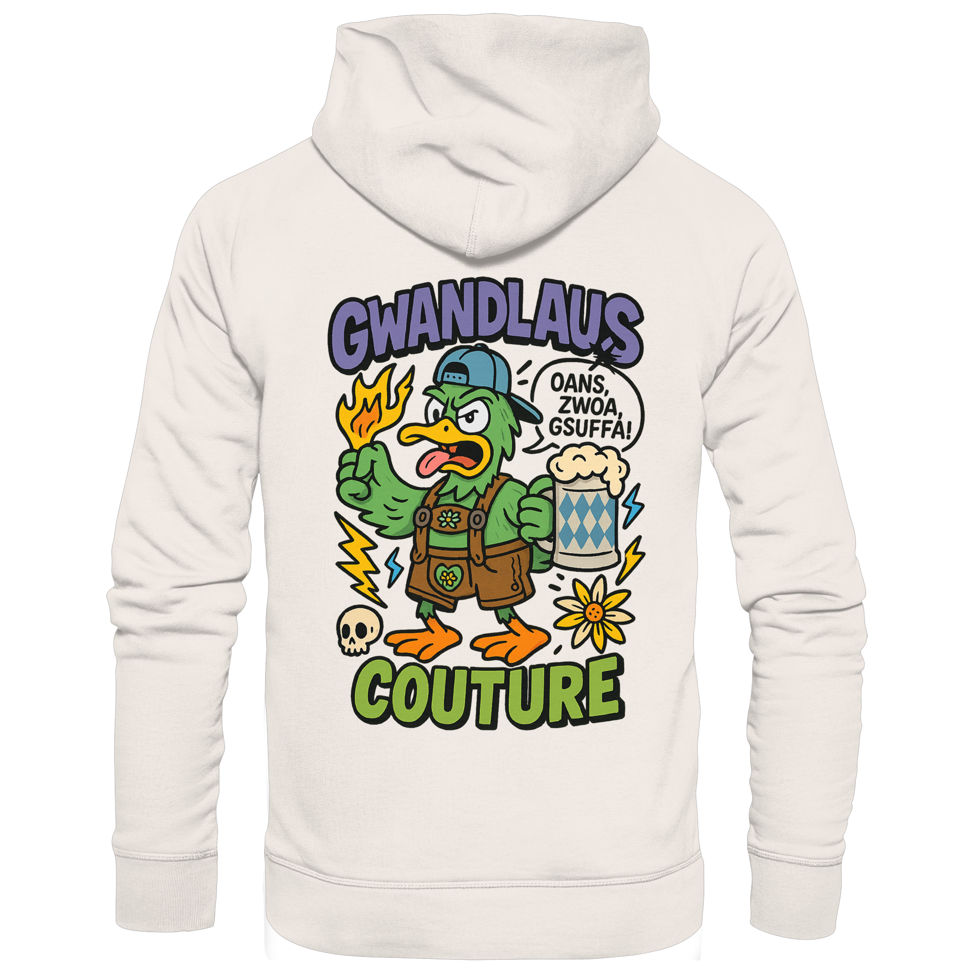 Ente süßsauer - Organic Basic Hoodie