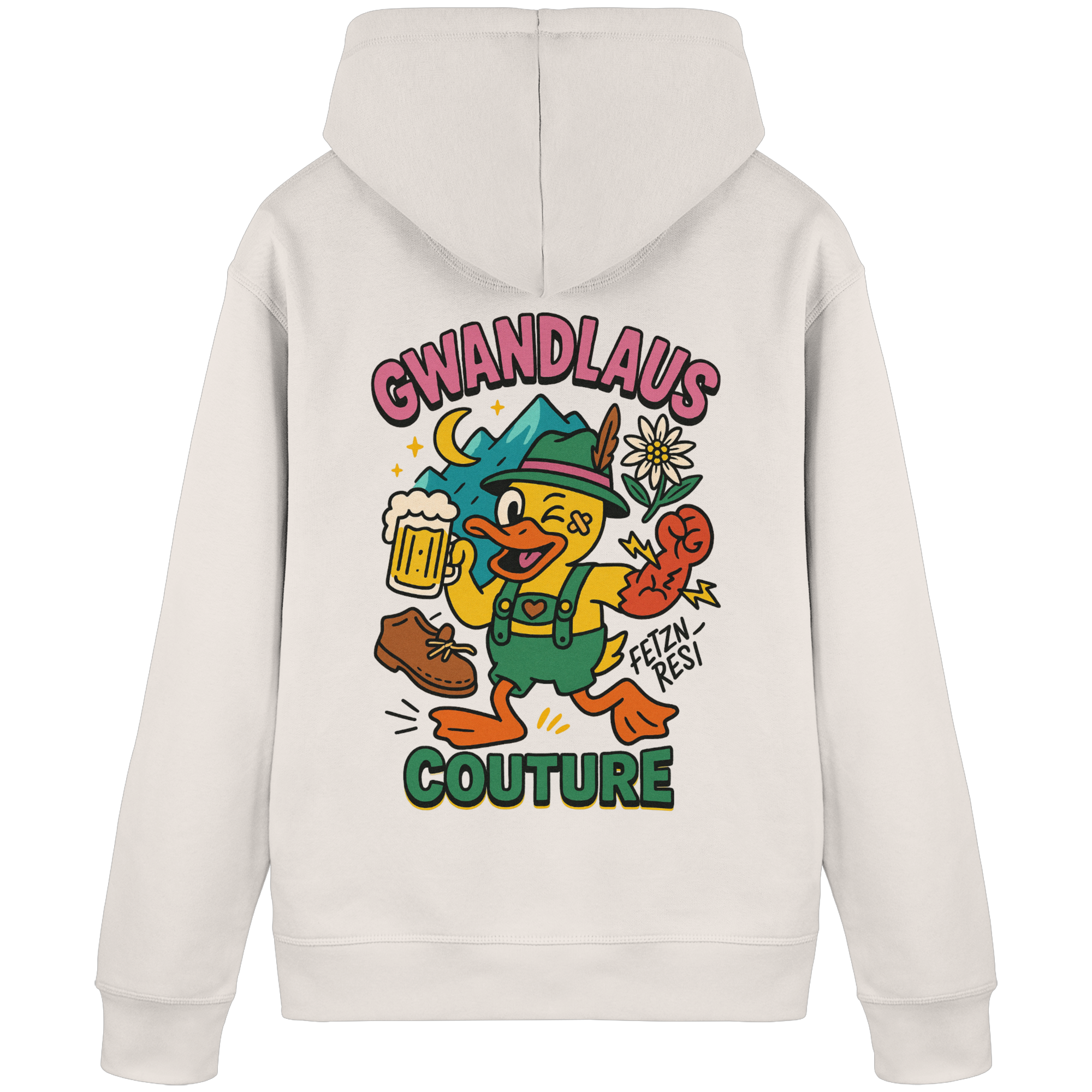 Crazy Duck - Organic Basic Hoodie