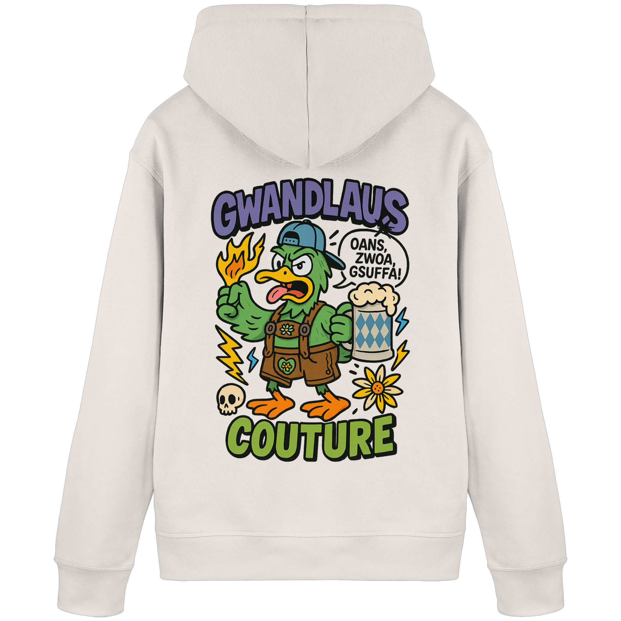 Ente süßsauer - Organic Basic Hoodie