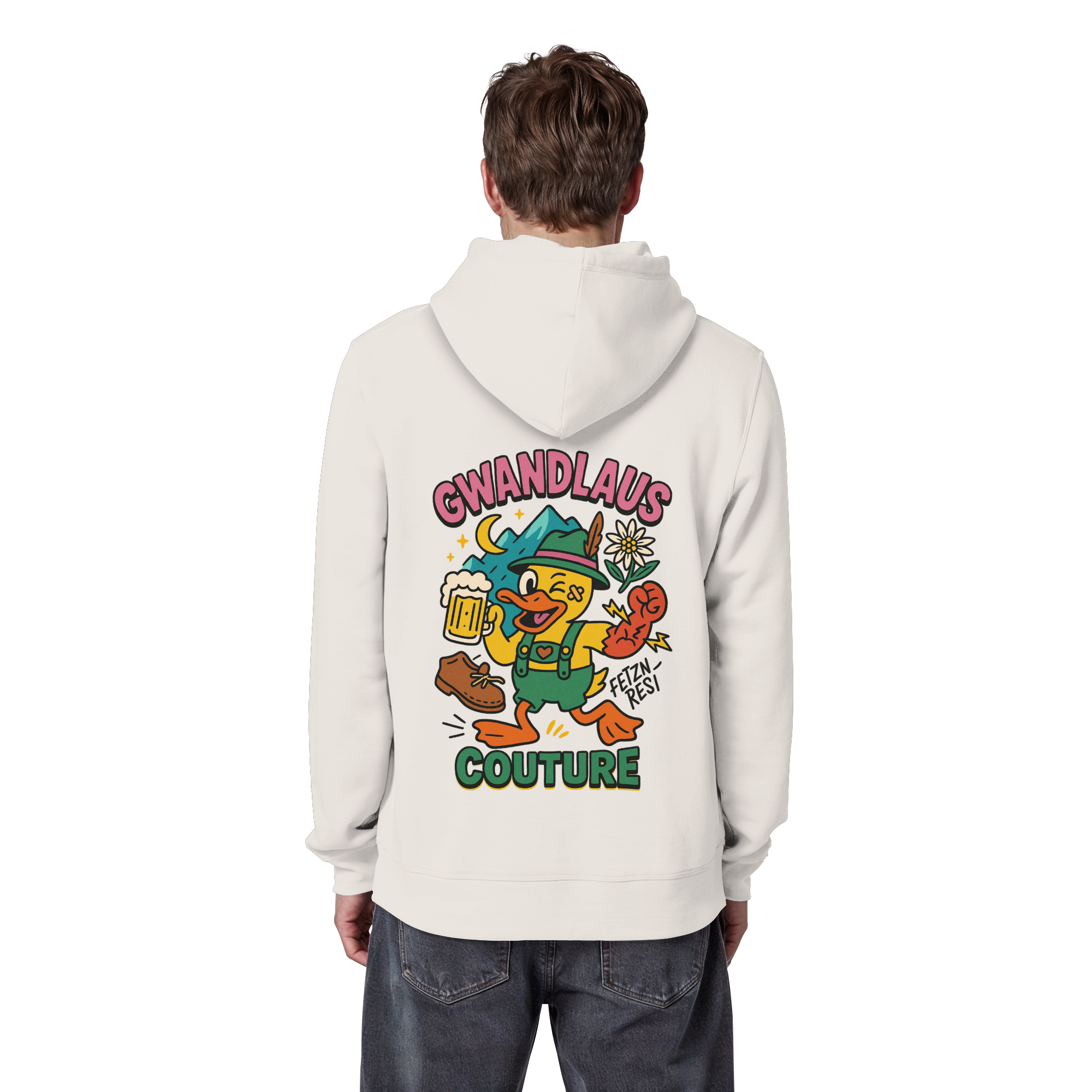 Crazy Duck - Organic Basic Hoodie