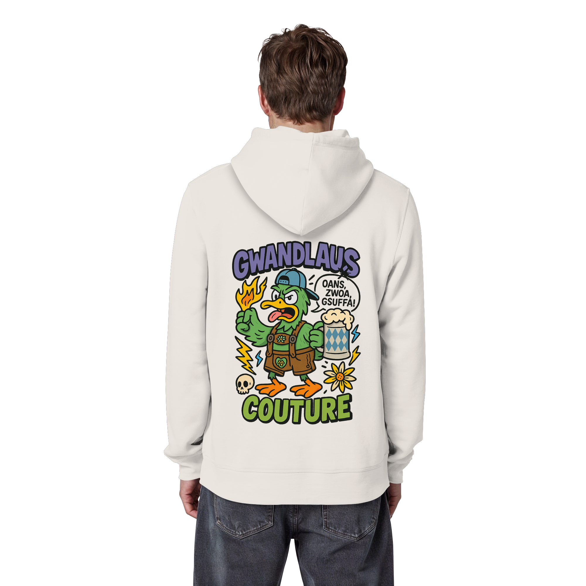 Ente süßsauer - Organic Basic Hoodie