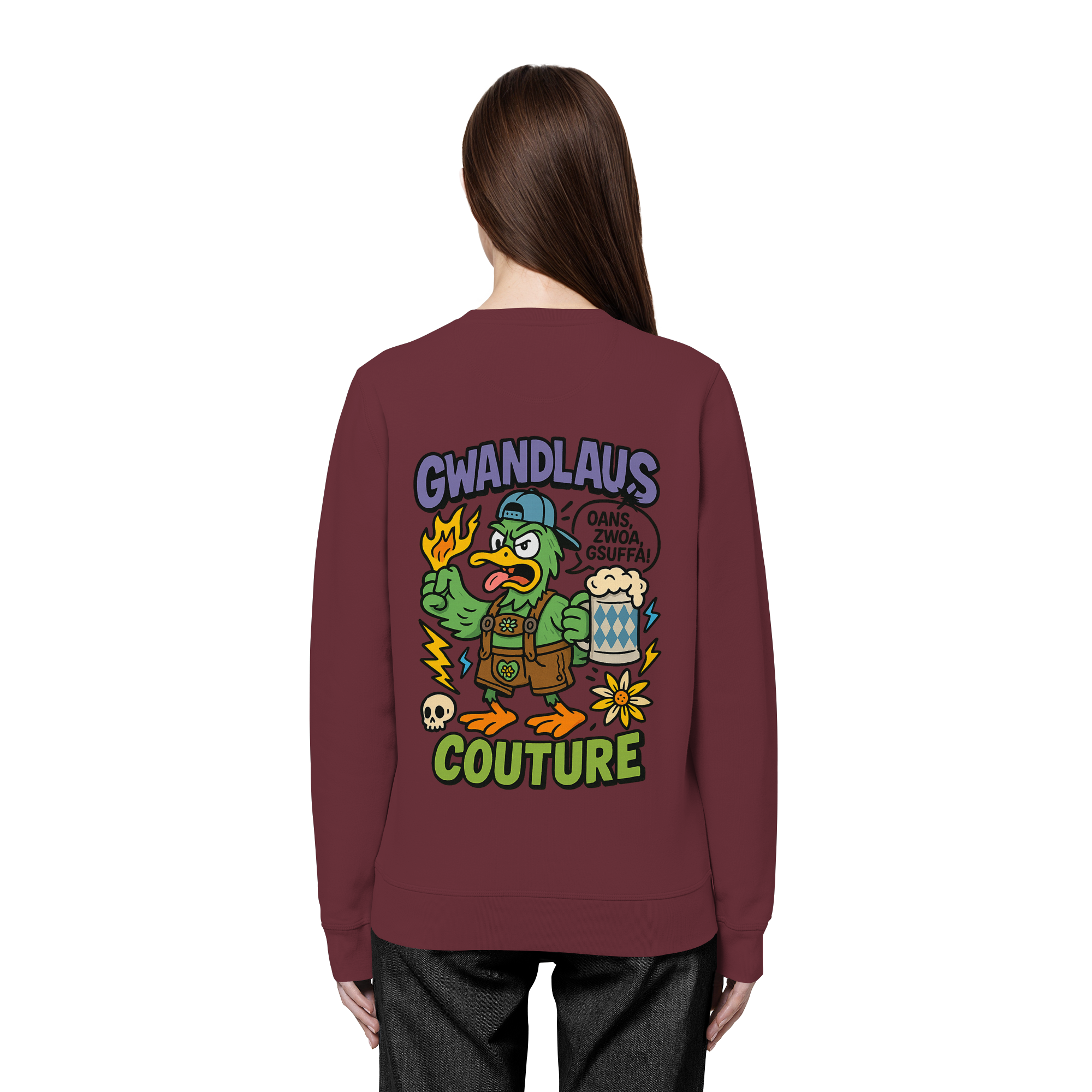 Ente süßsauer - Organic Basic Unisex Sweatshirt