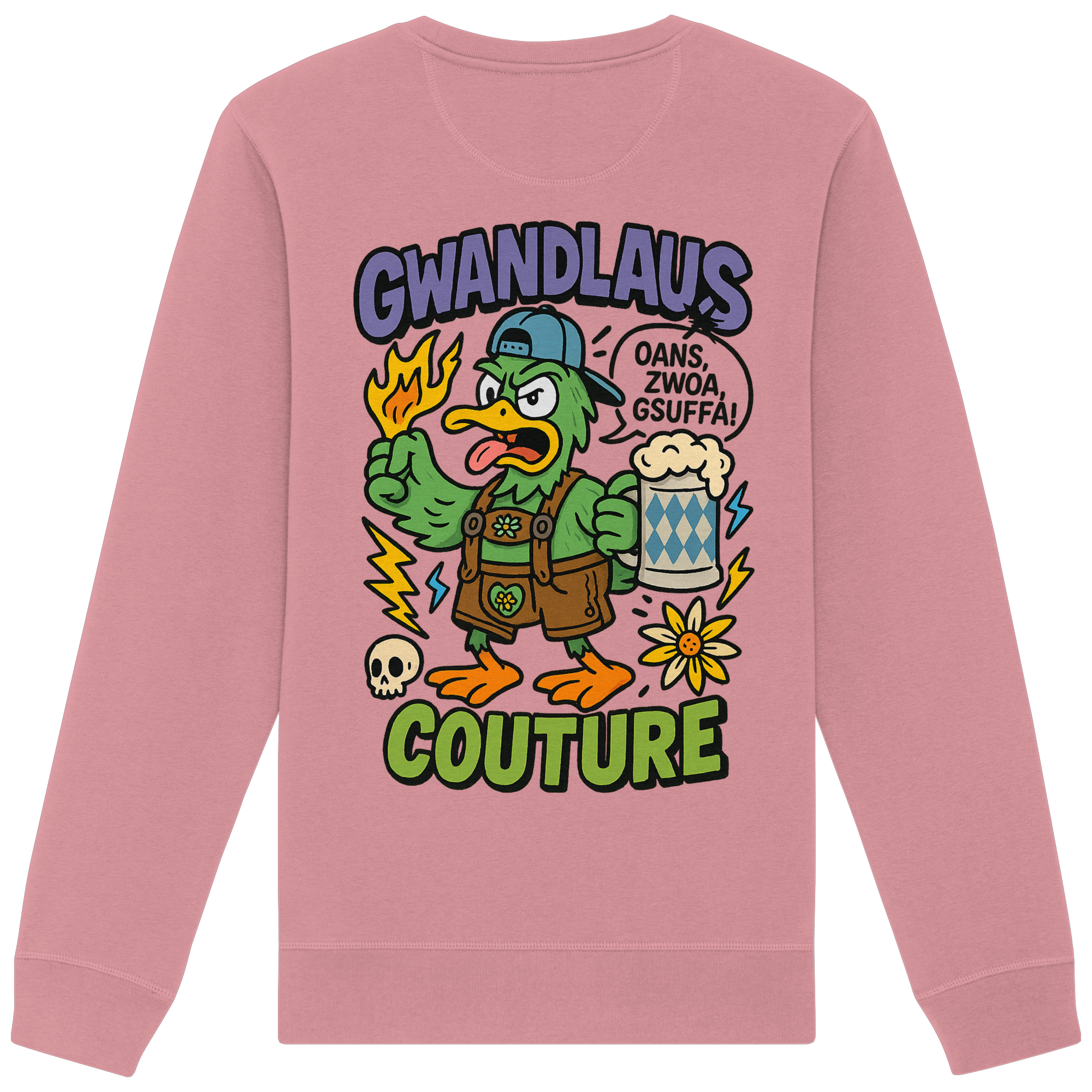 Ente süßsauer - Organic Basic Unisex Sweatshirt