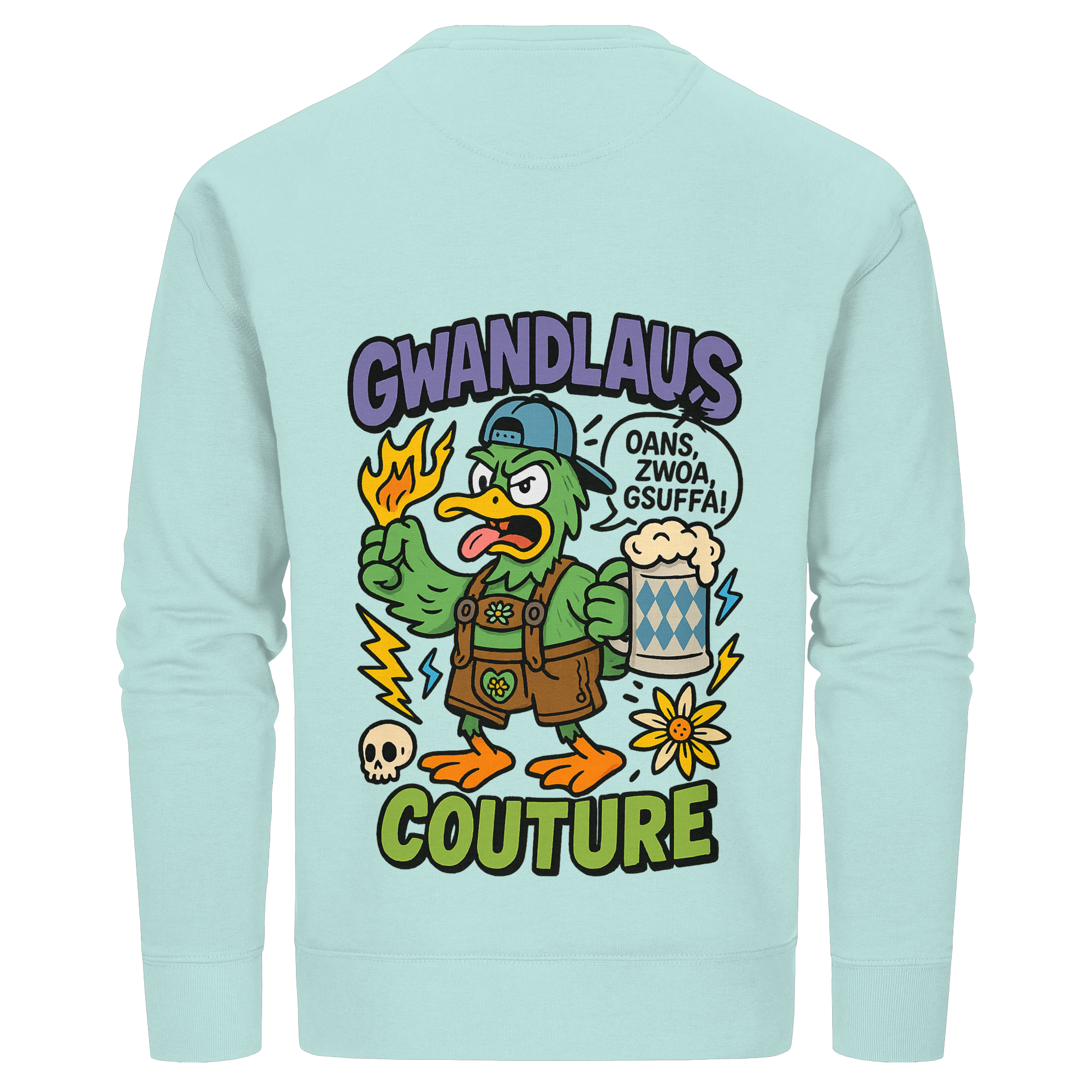 Ente süßsauer - Organic Basic Unisex Sweatshirt