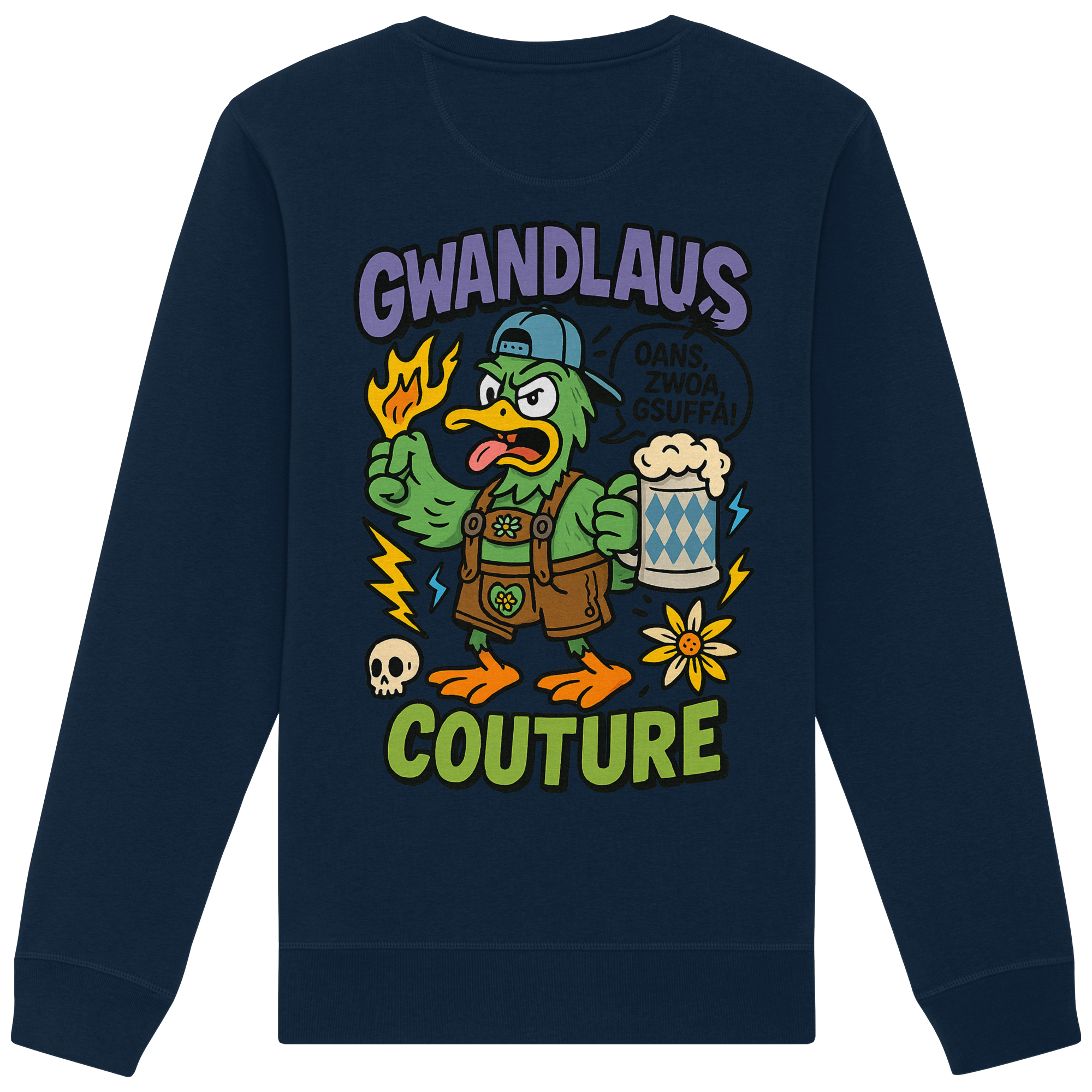 Ente süßsauer - Organic Basic Unisex Sweatshirt