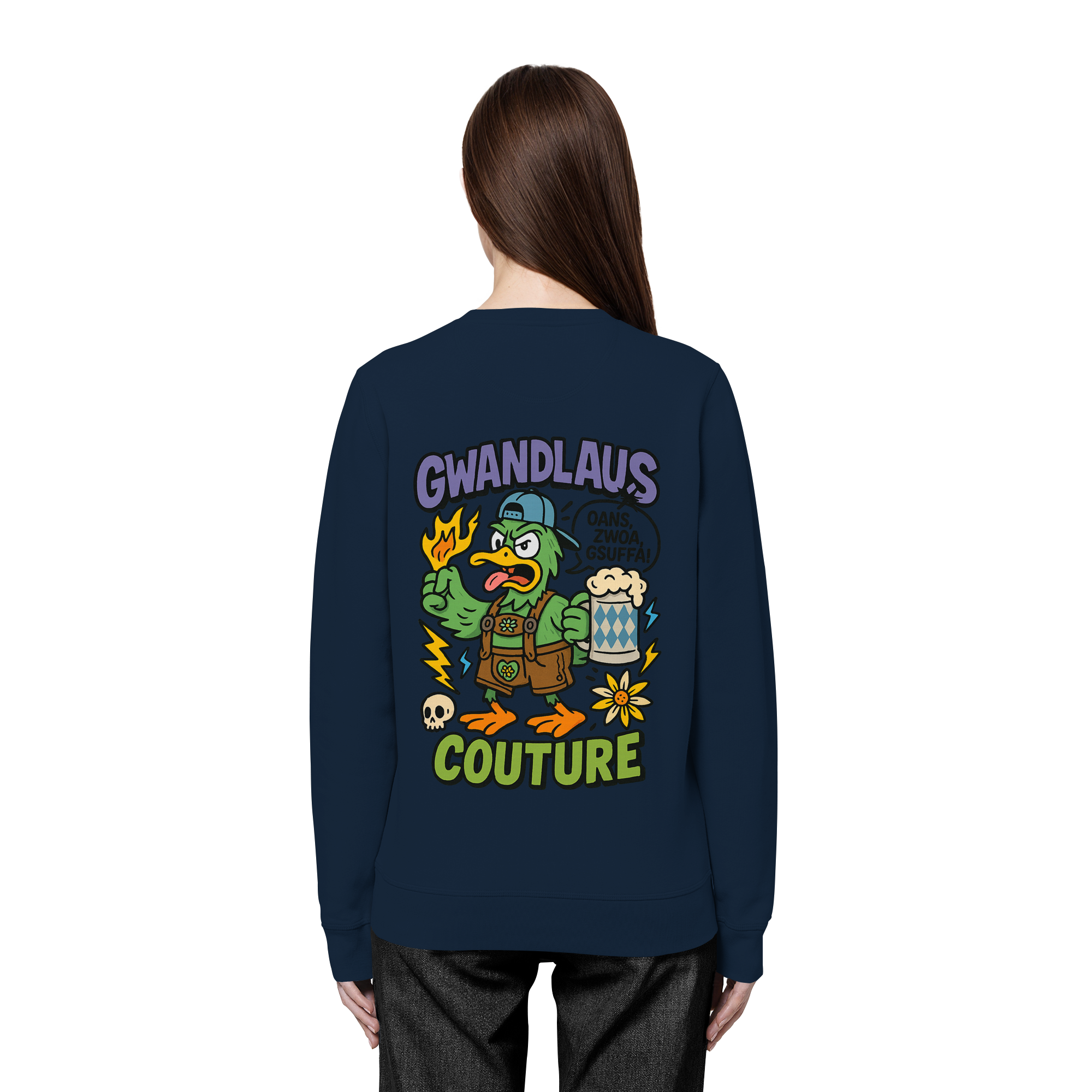 Ente süßsauer - Organic Basic Unisex Sweatshirt