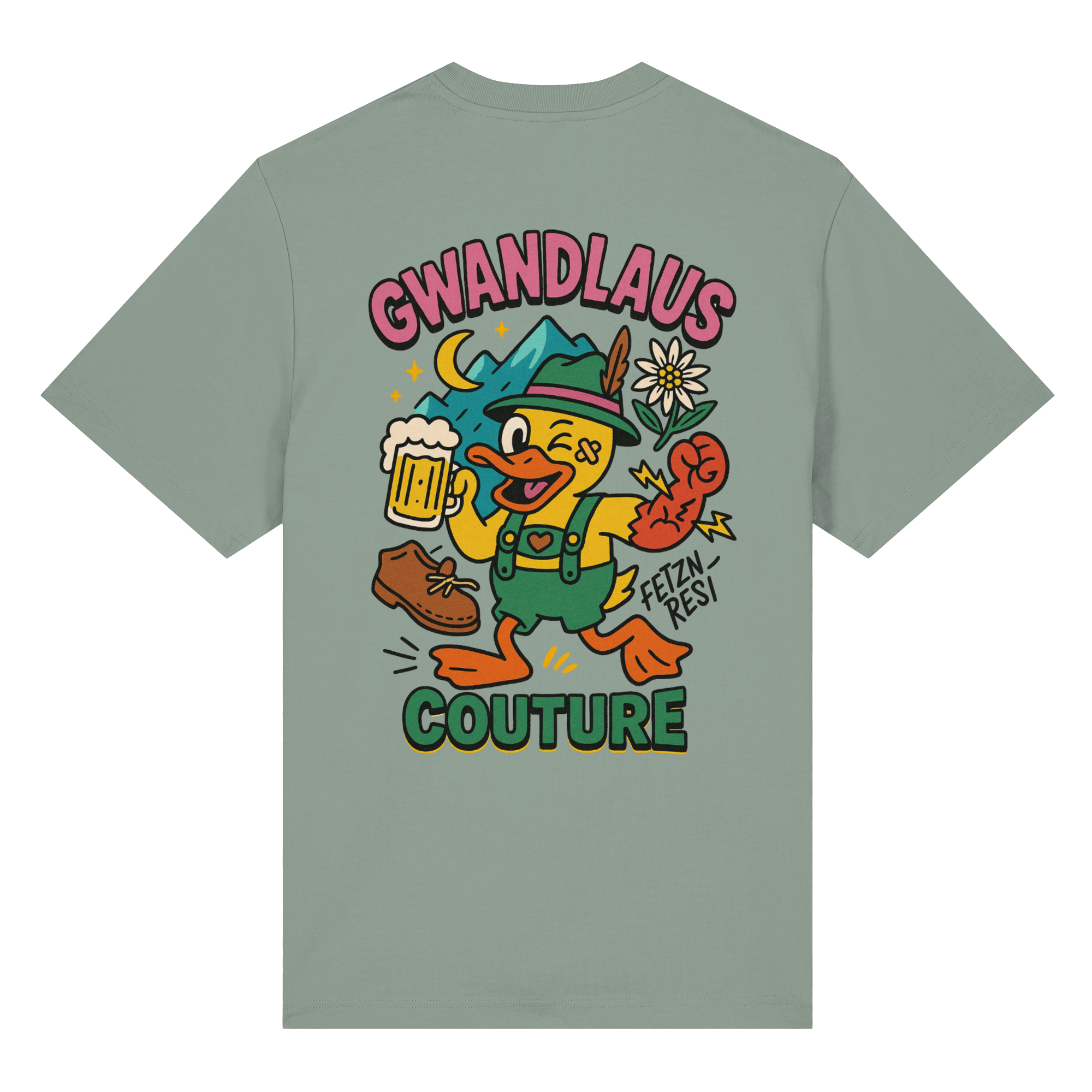 Crazy Duck - Organic Heavy T-Shirt