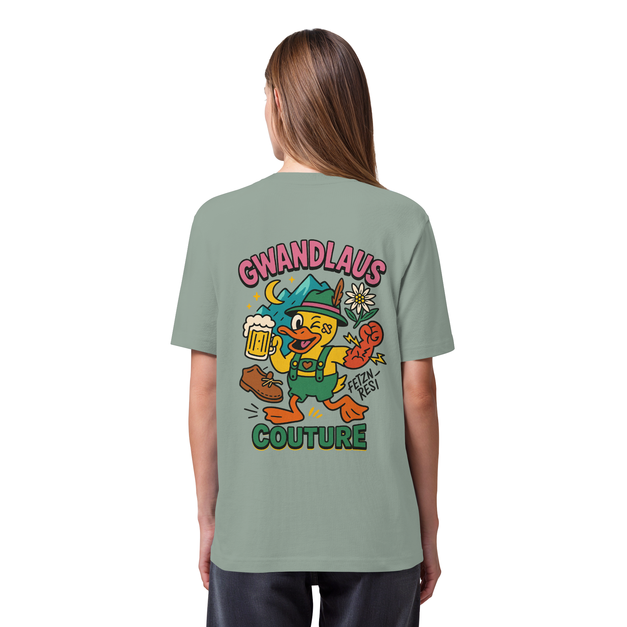 Crazy Duck - Organic Heavy T-Shirt