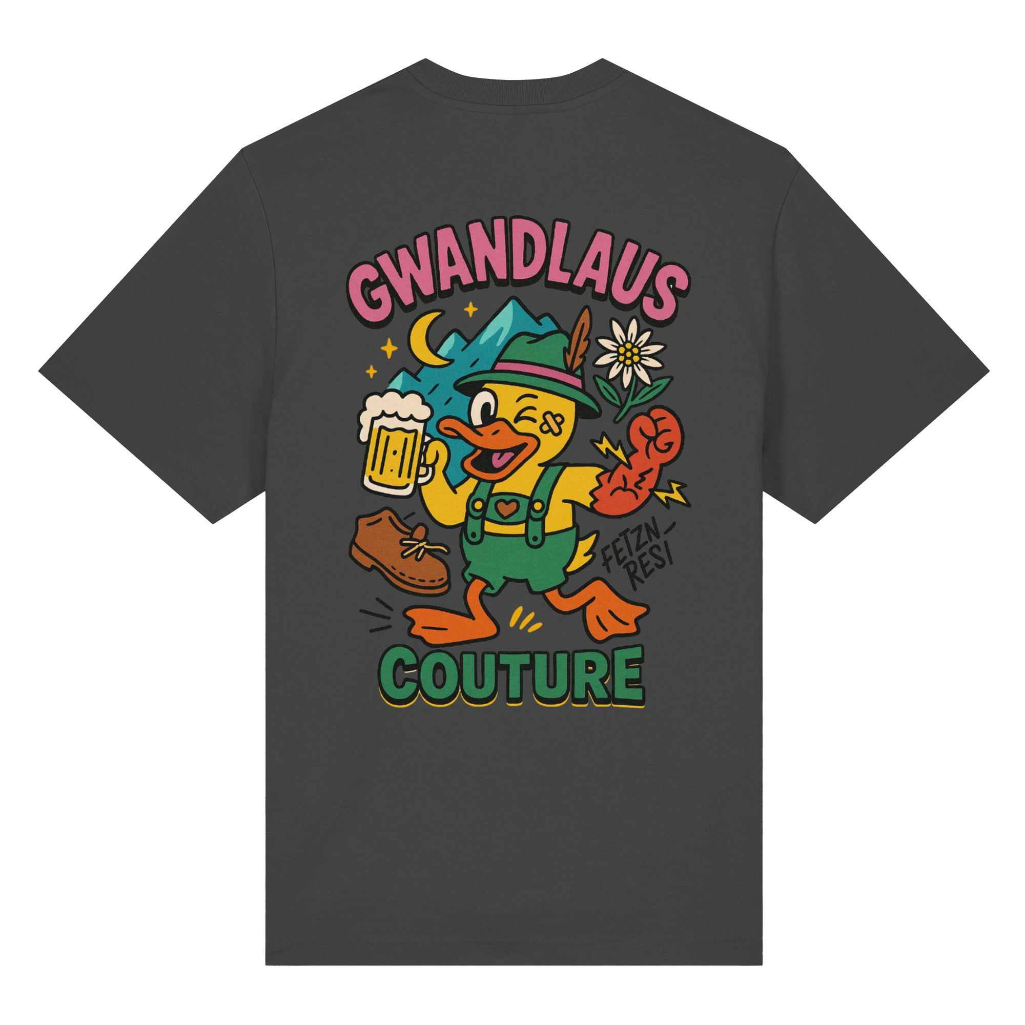 Crazy Duck - Organic Heavy T-Shirt