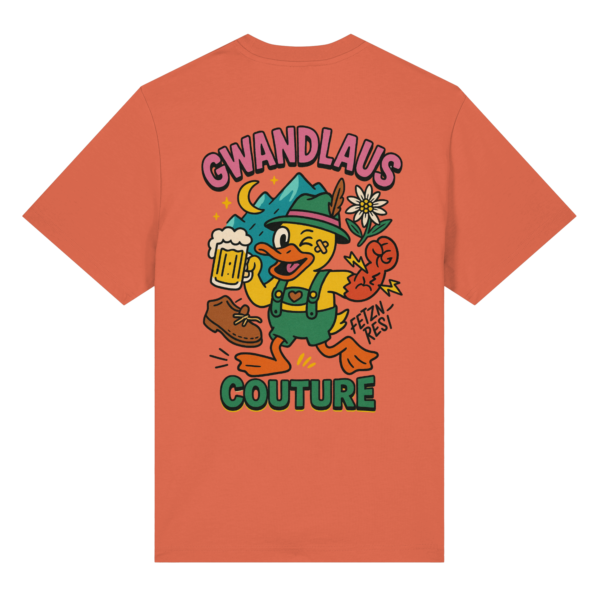 Crazy Duck - Organic Heavy T-Shirt