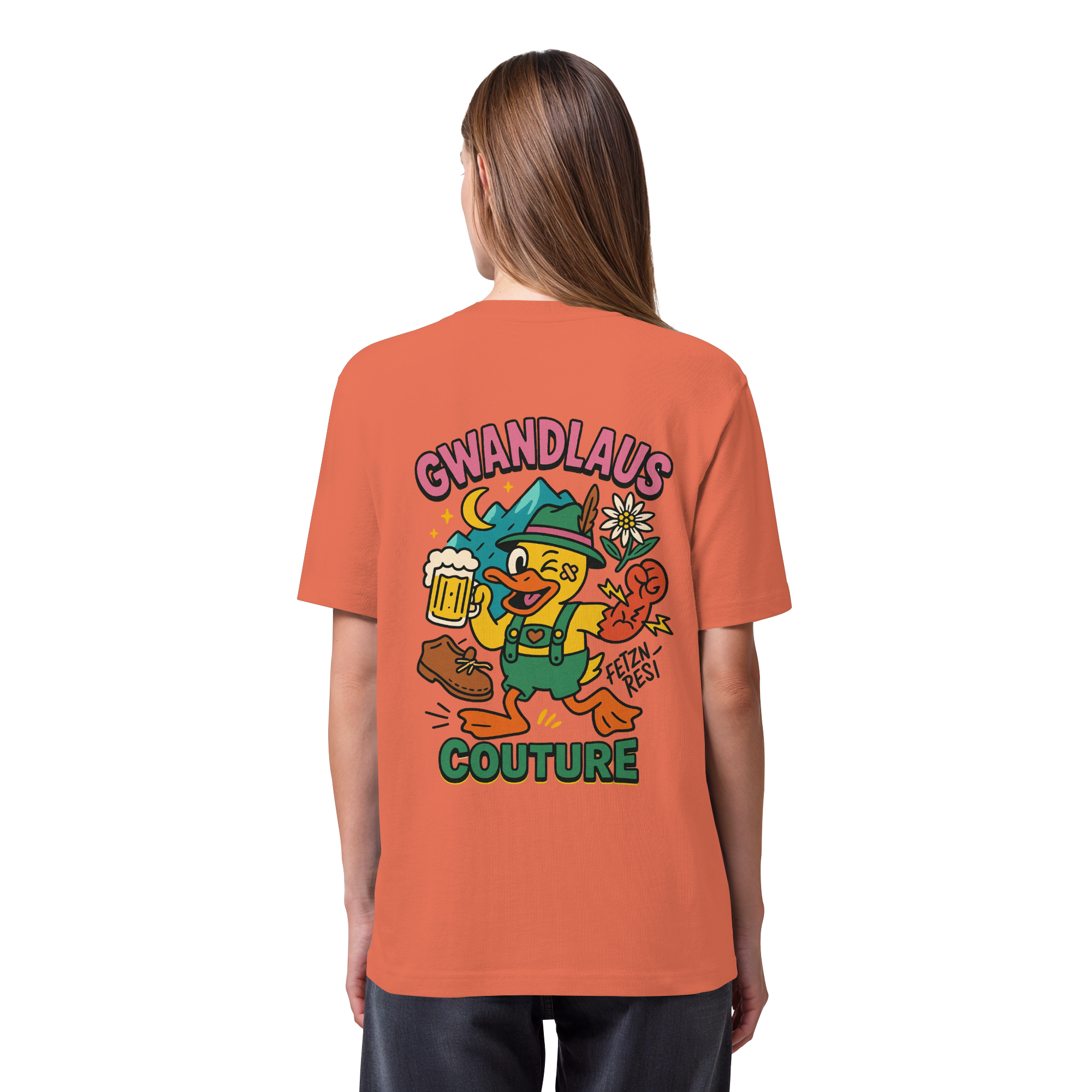Crazy Duck - Organic Heavy T-Shirt