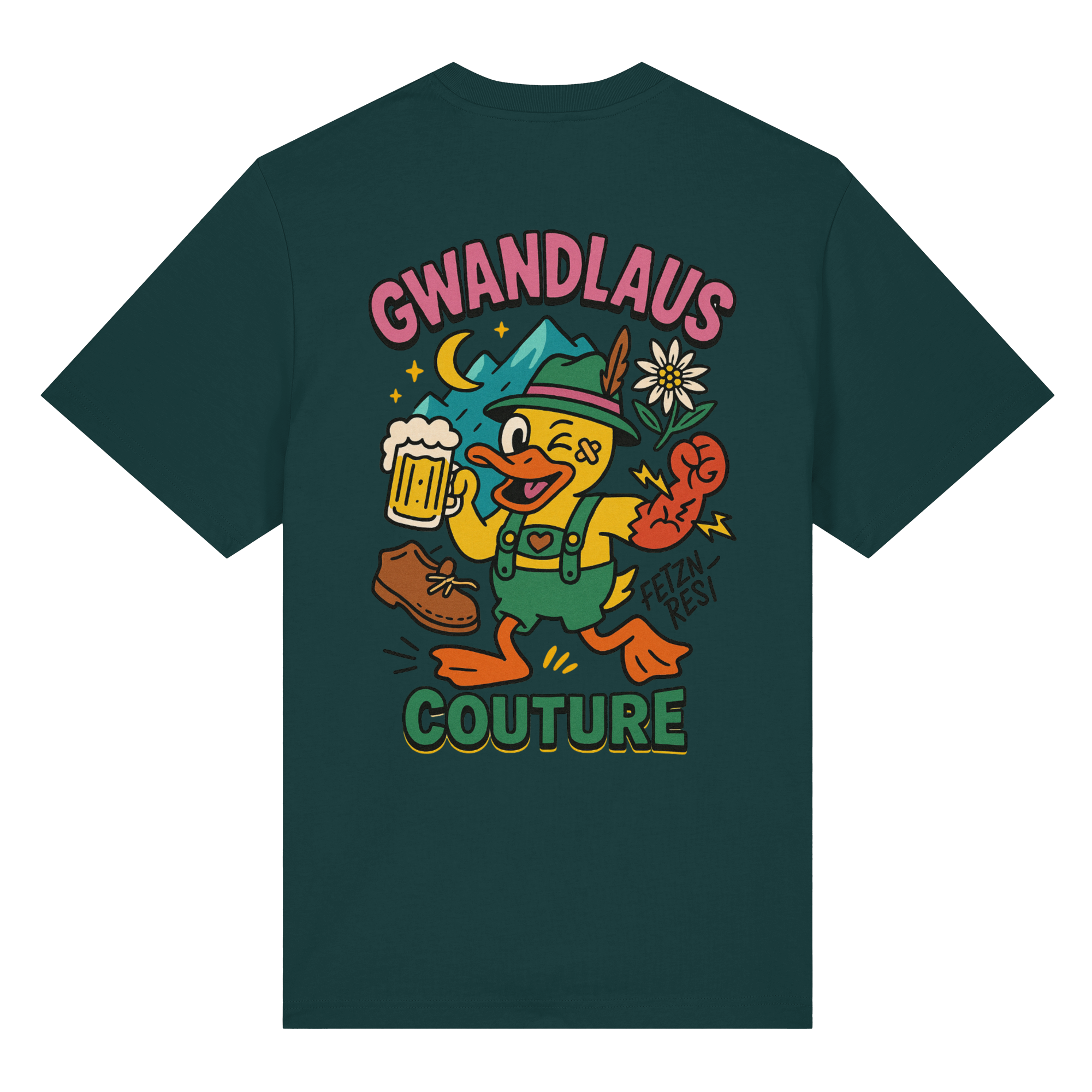 Crazy Duck - Organic Heavy T-Shirt