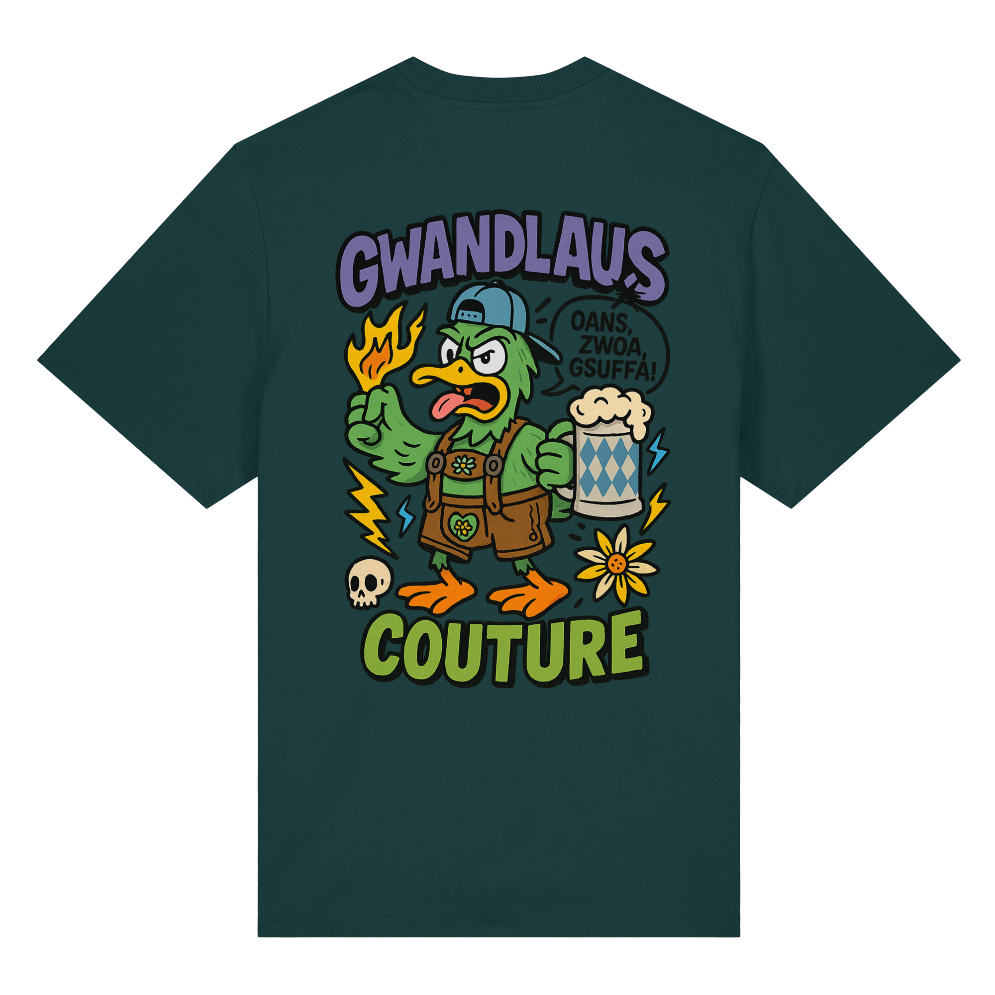 Ente süßsauer - Organic Heavy T-Shirt