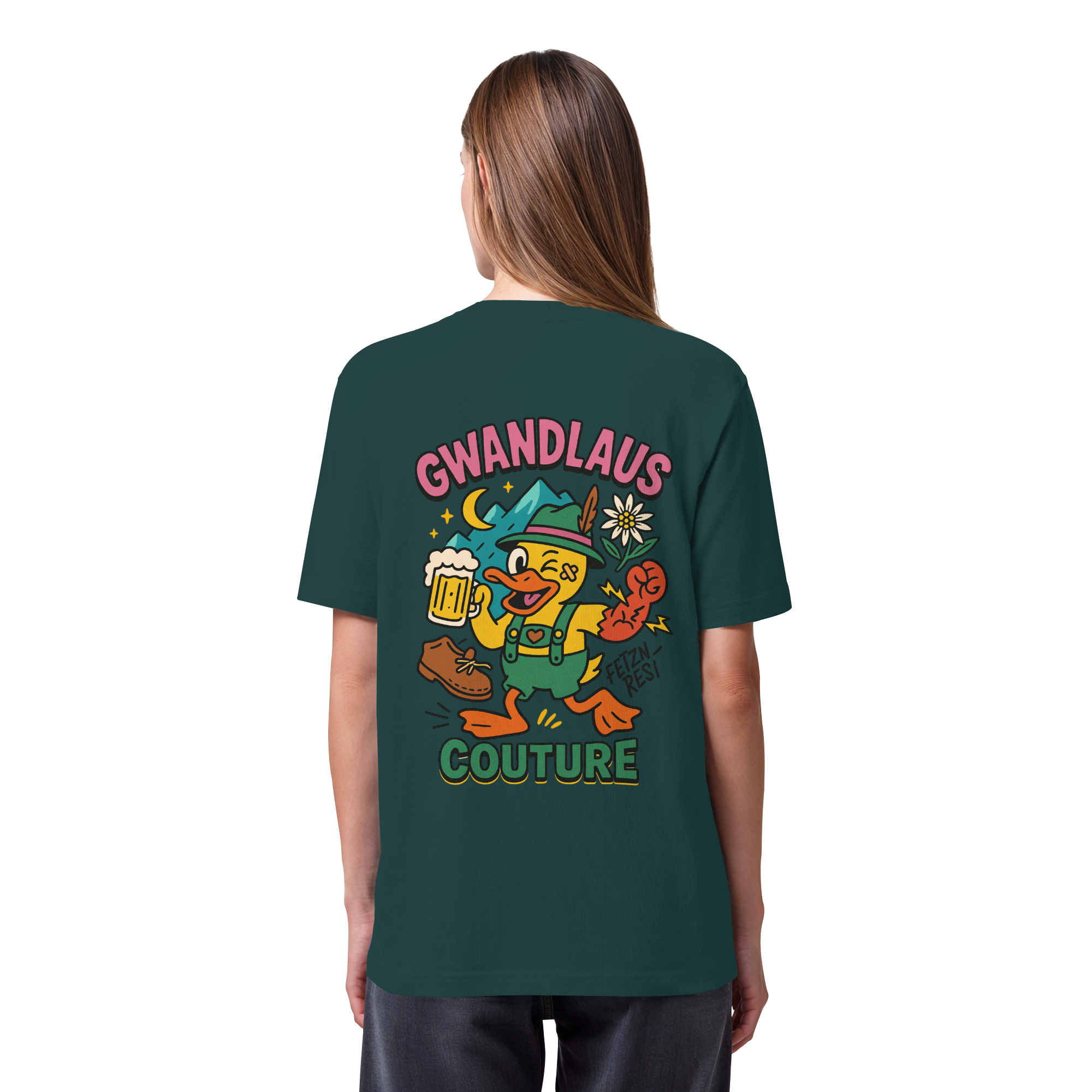 Crazy Duck - Organic Heavy T-Shirt