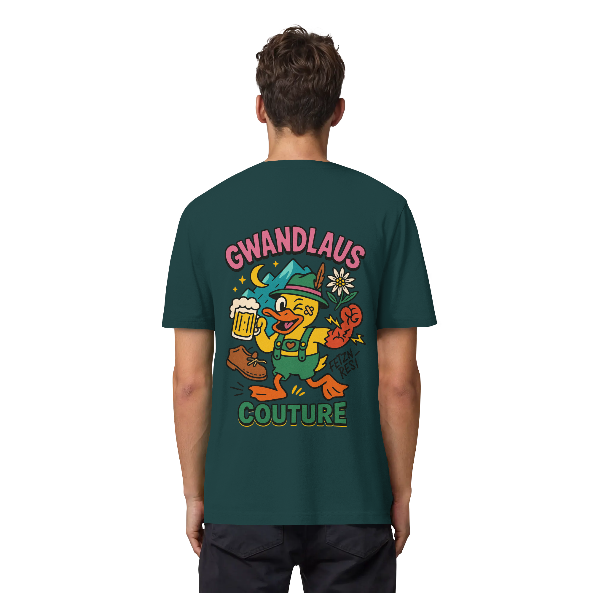 Crazy Duck - Organic Heavy T-Shirt